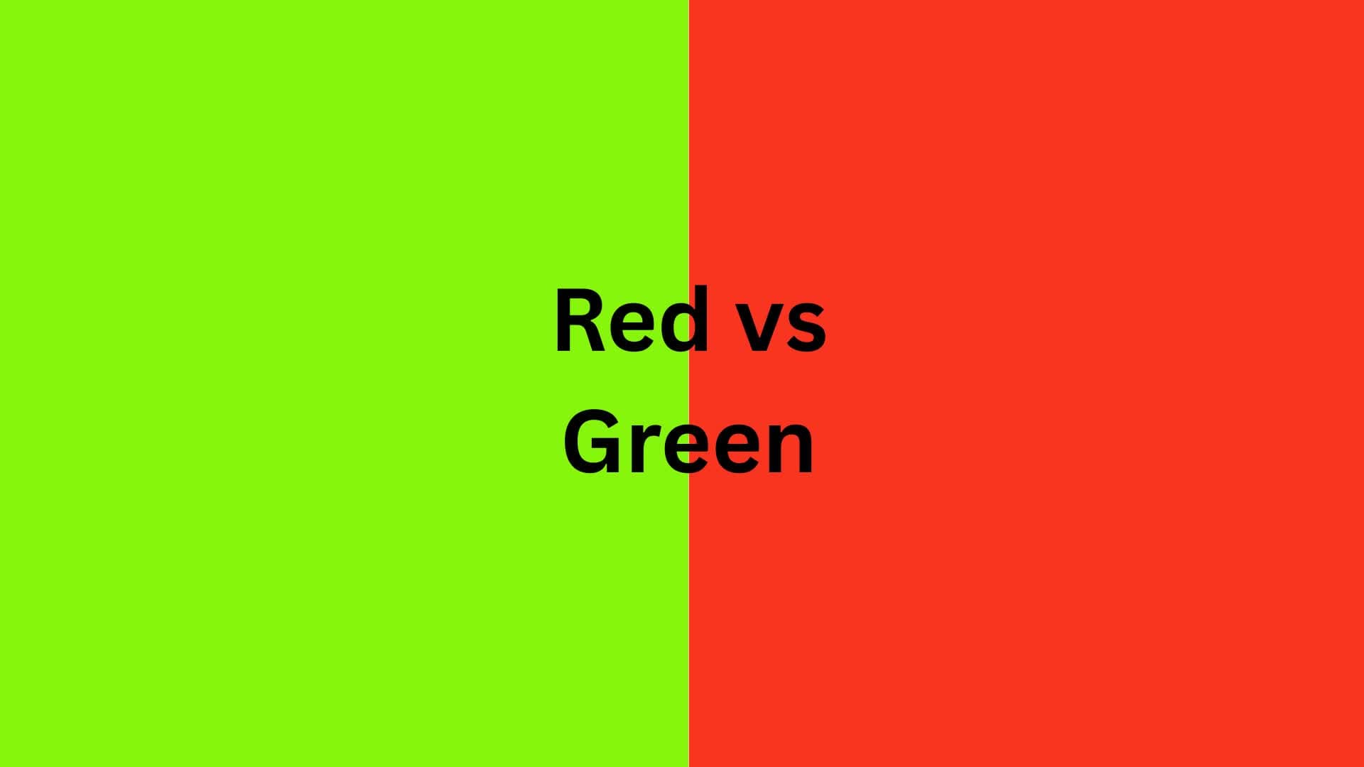 GREEN VS RED ALL GUNS ๐โค๏ธ