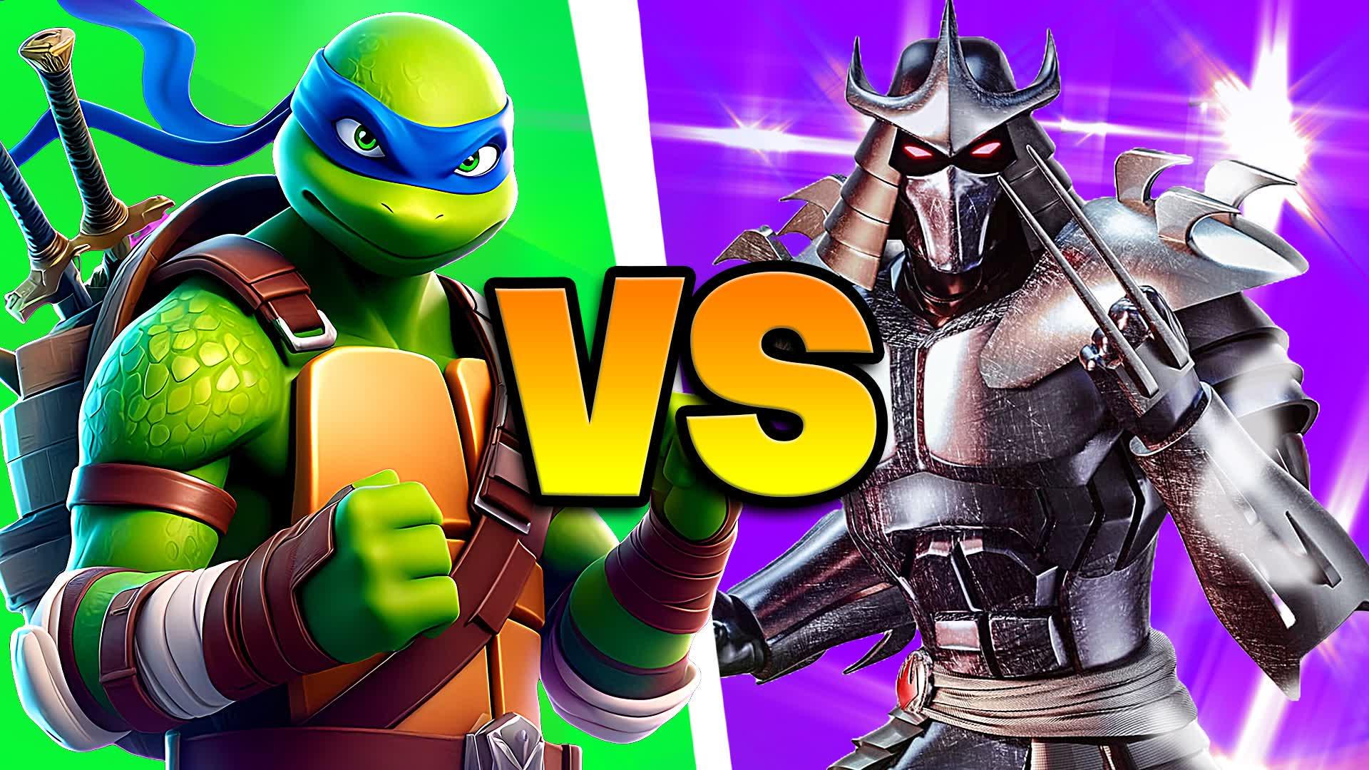 🐢NINJA TURTLES VS SHREDDER🐱‍👤