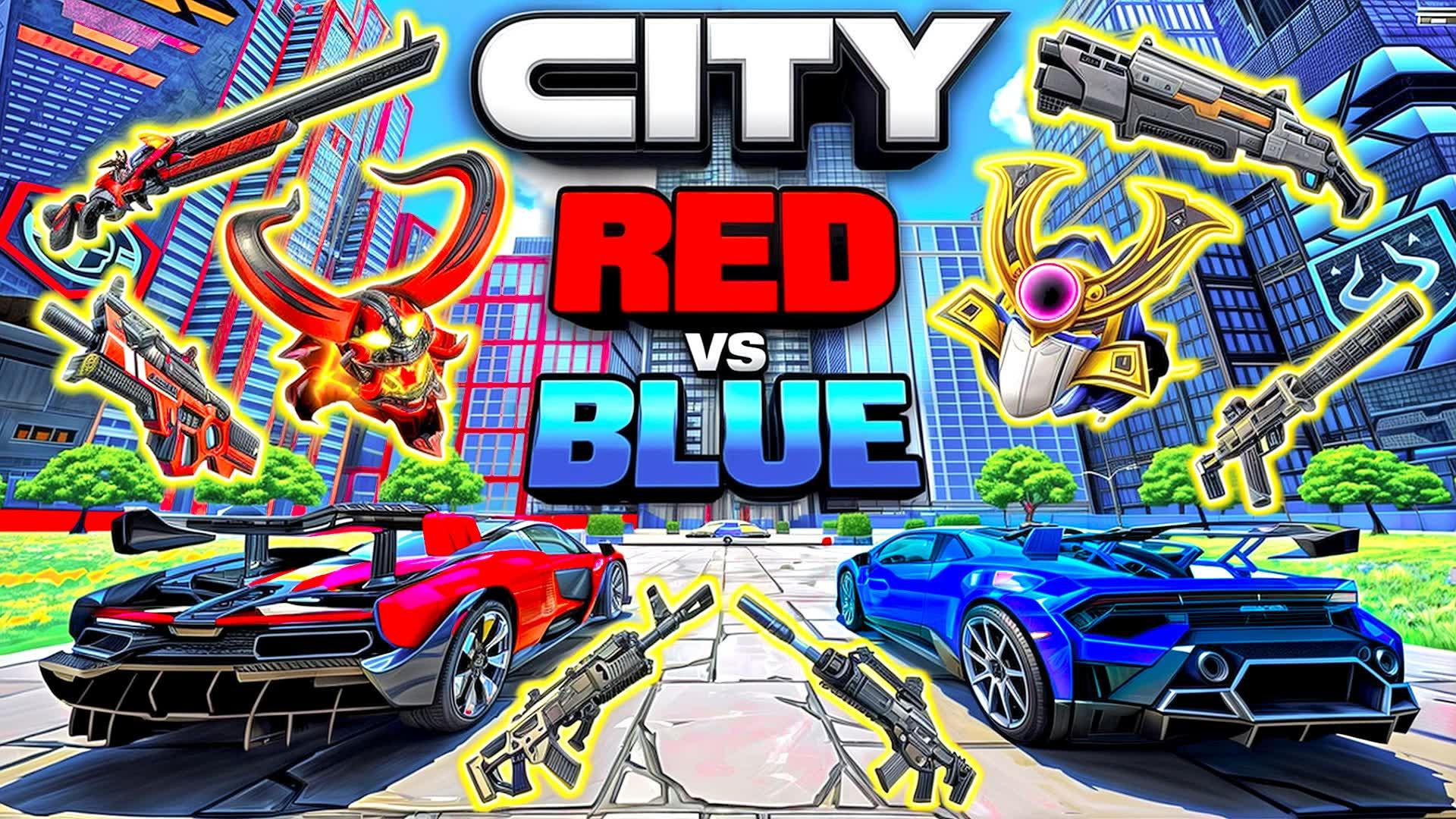 🏙️ CITY RED VS BLUE 🔴🔵