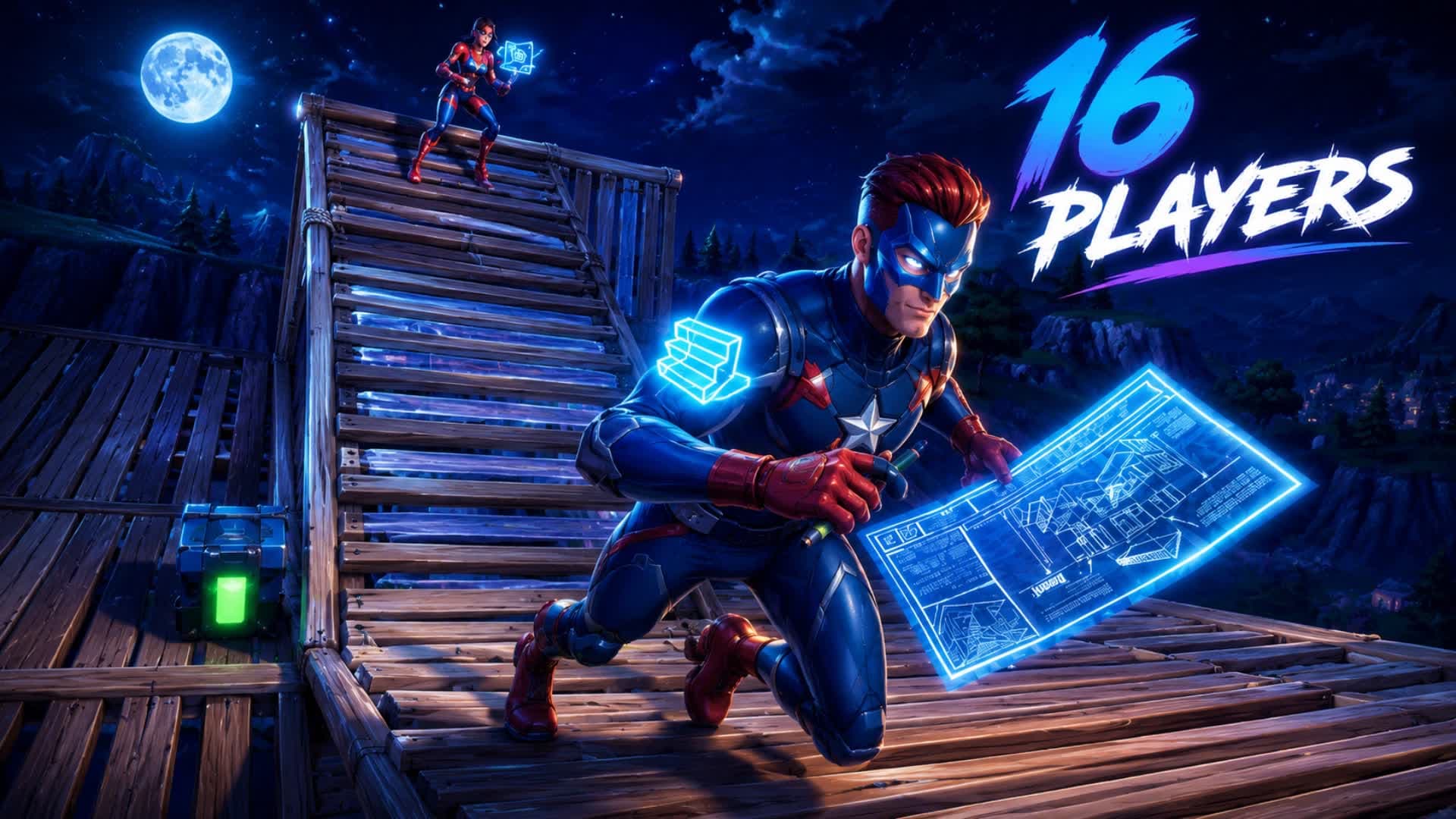 1v1 BF Build Fights (16 Players)