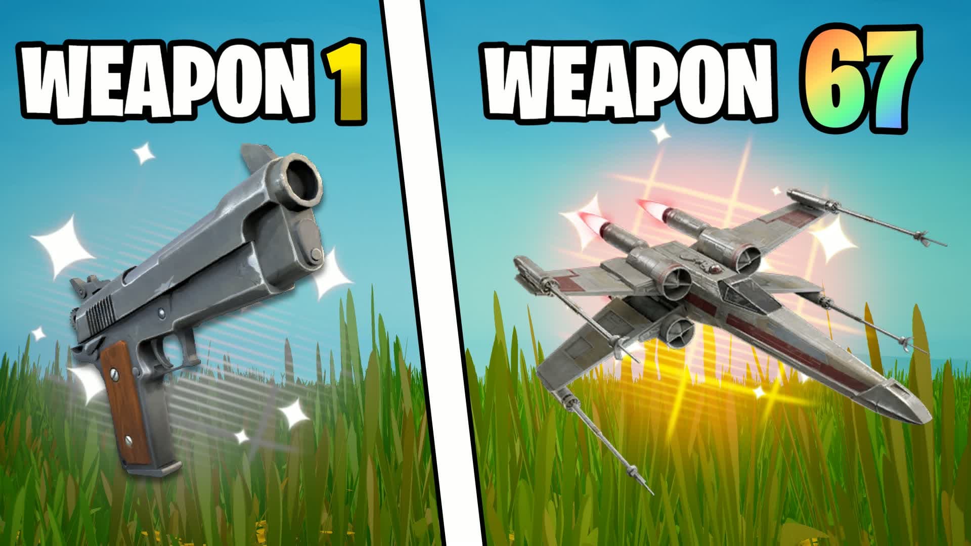 ⭐ GUN GAME ONE SHOT 🎯 STAR WARSSS