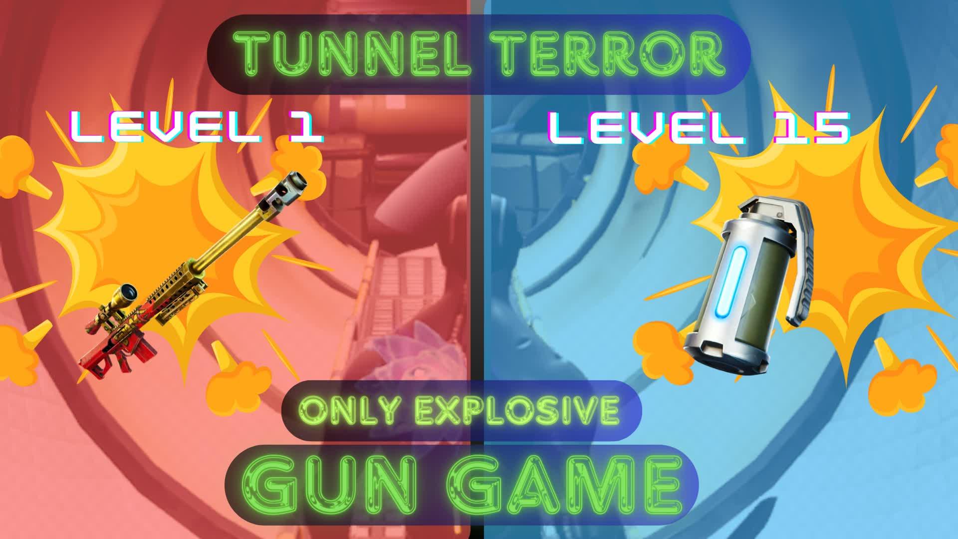 Tunnel Terror: Explosive Only Gun Game