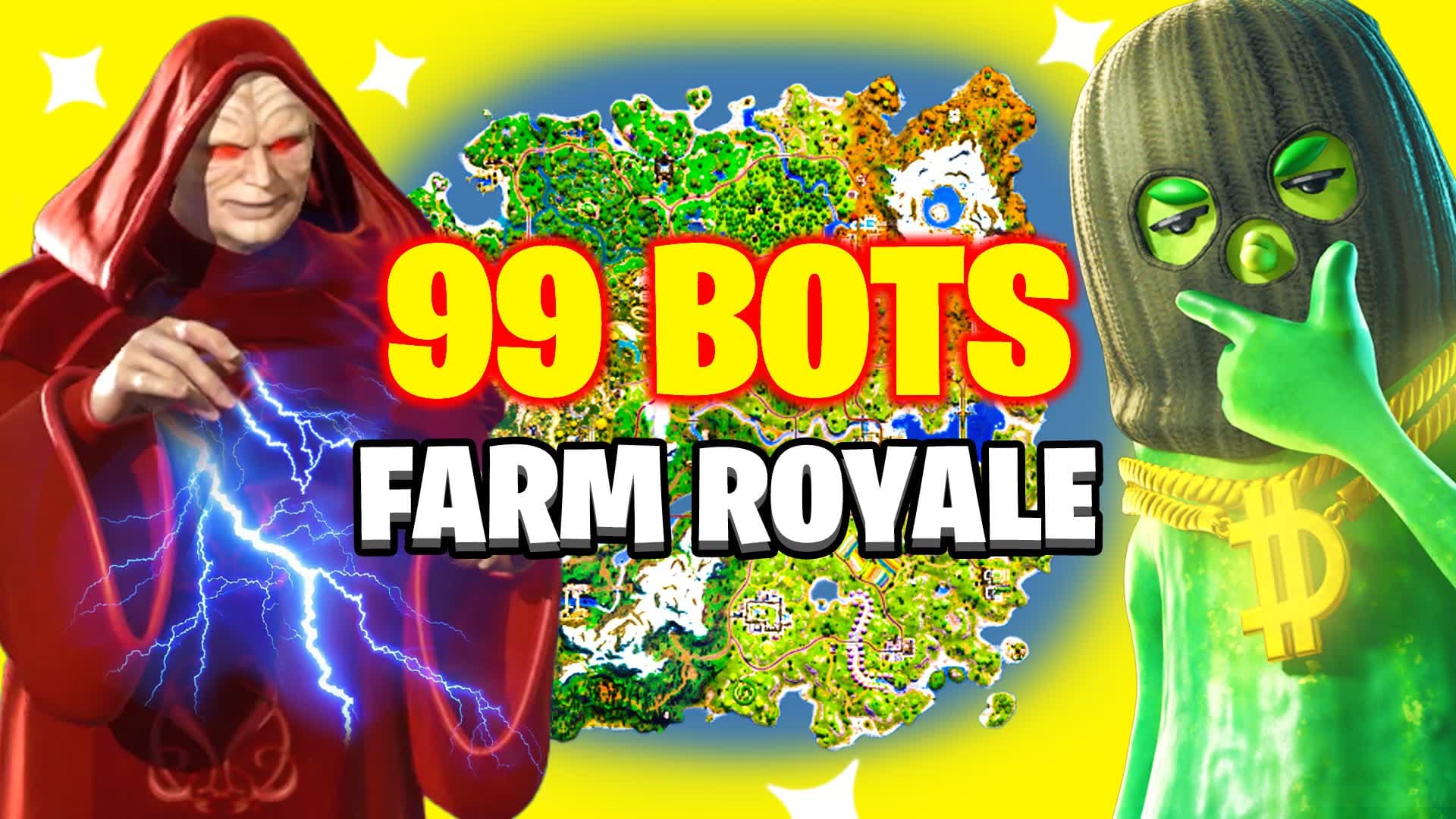 99 BOTS COMBAT - FREE FOR ALL (CARS GUN)