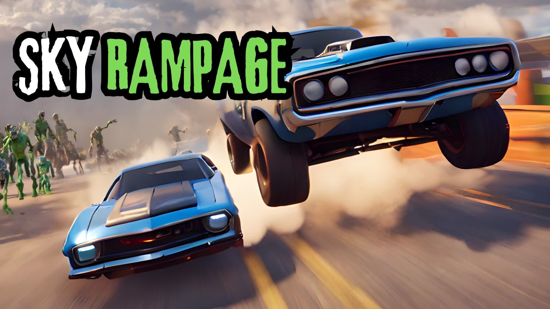 Sky Rampage: Zombies & Stunt Driving
