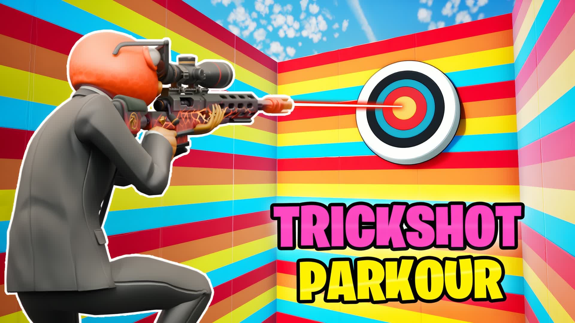 🎯HYPER TRICKSHOT PARKOUR 100+🎯