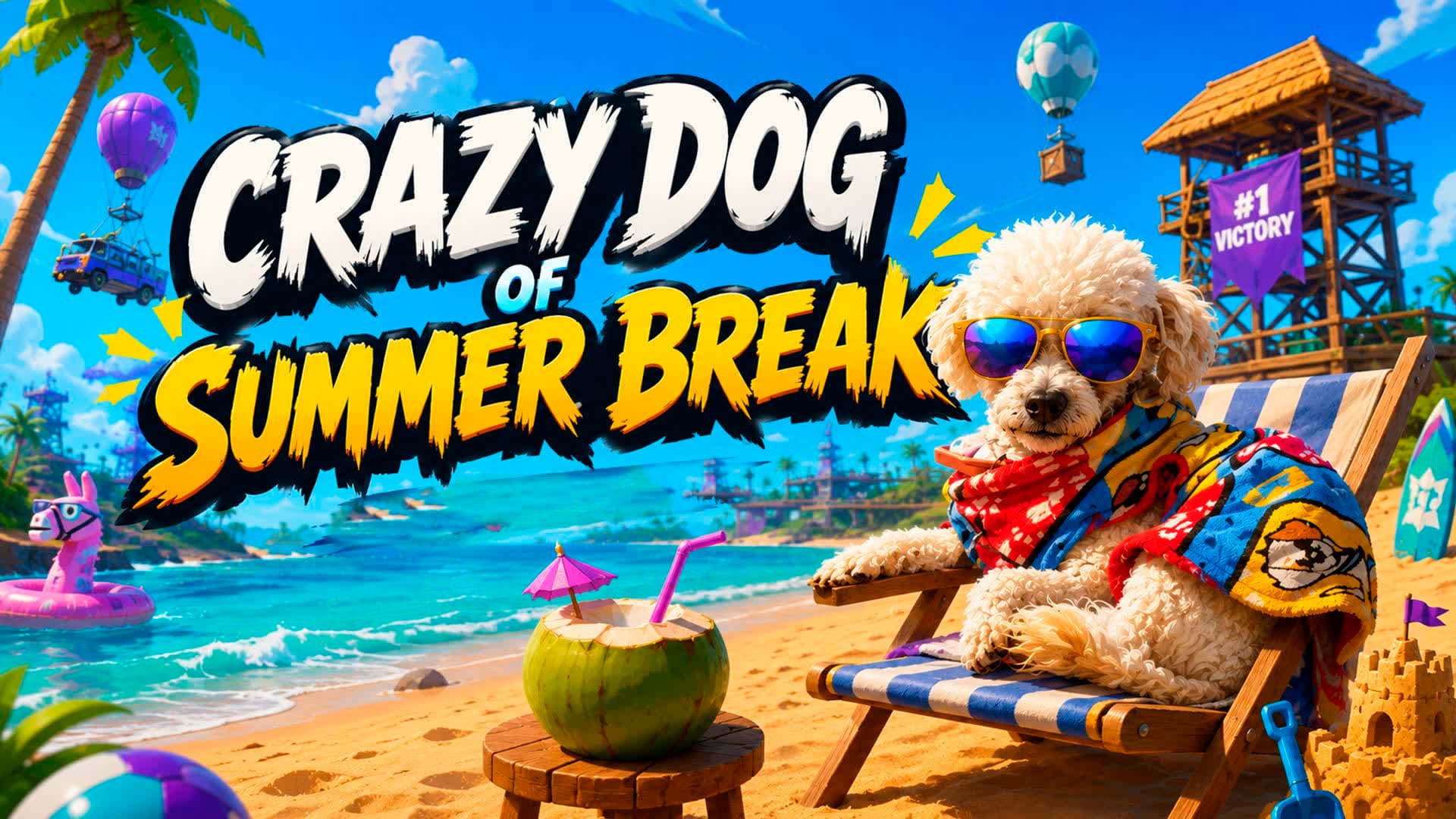 CRAZY DOG of SUMMER BREAK ☀️🌊