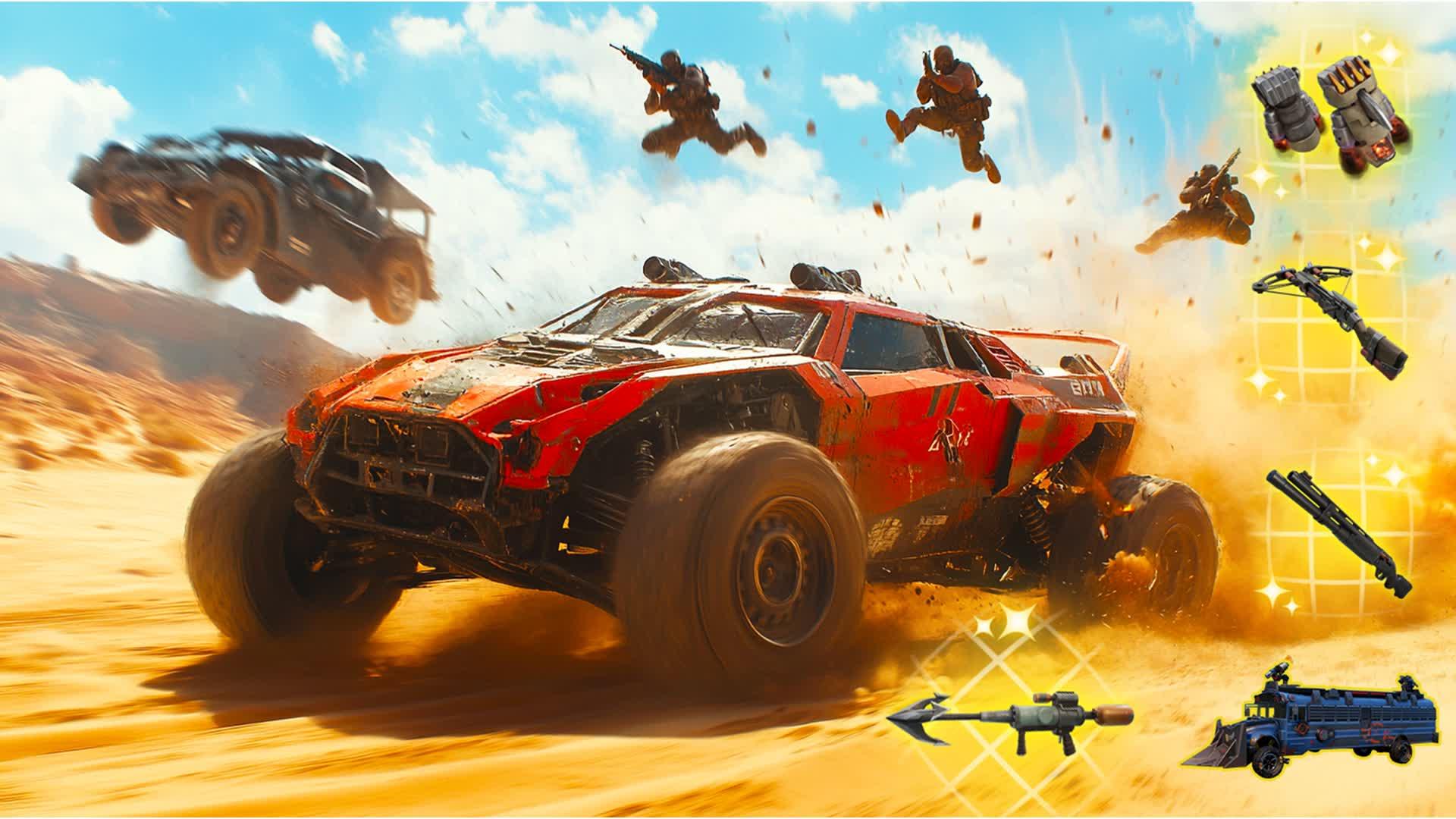 🏜️DESERT RUMBLE: FURY ROAD DRIVE