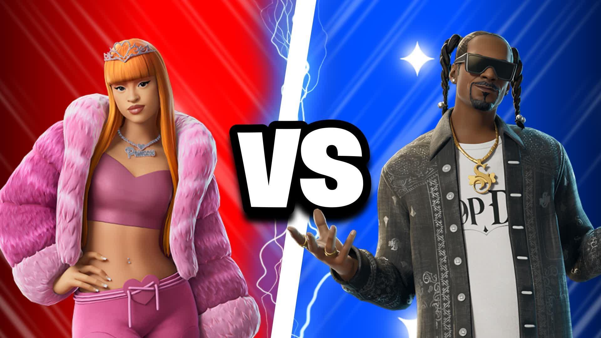 ICE SPICE VS SNOOP DOGG RED VS BLUE 🍑💸