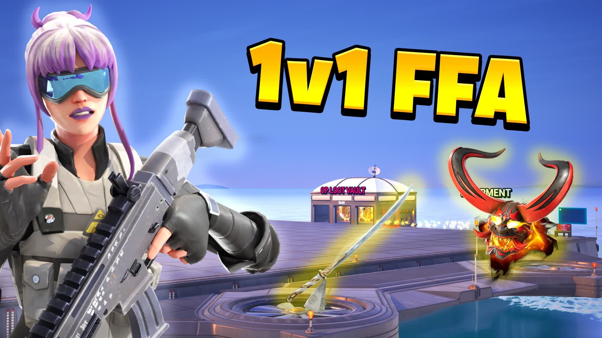 1V1 FFA BUILD FIGHT ARENA🔥
