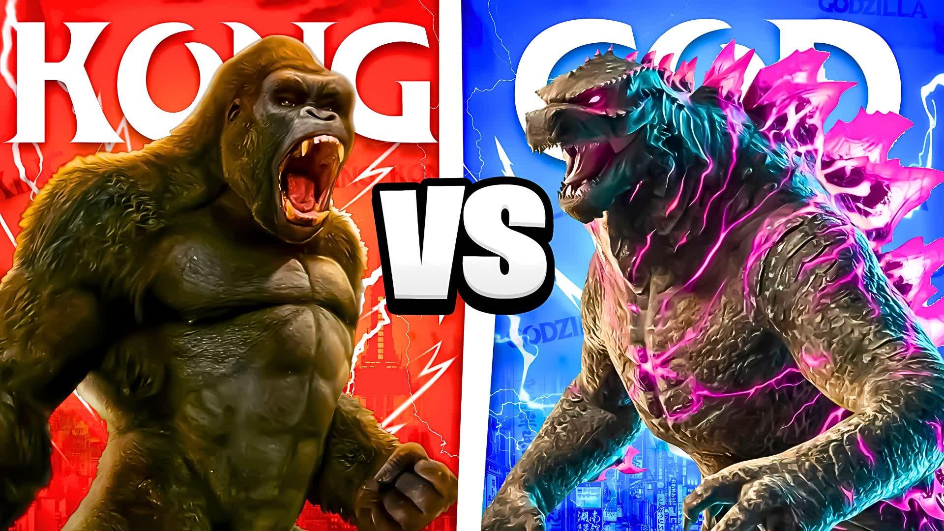 GODZILLA VS KING KONG RED VS BLUE