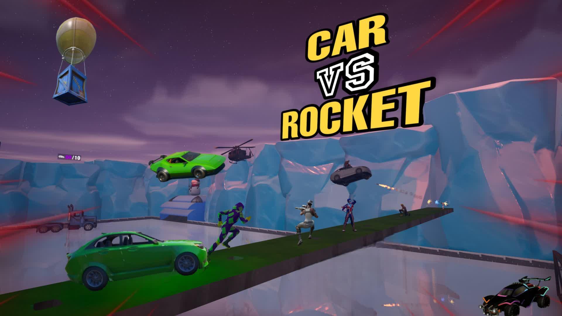 ❄️🚀SINTER ROCKET VS CAR