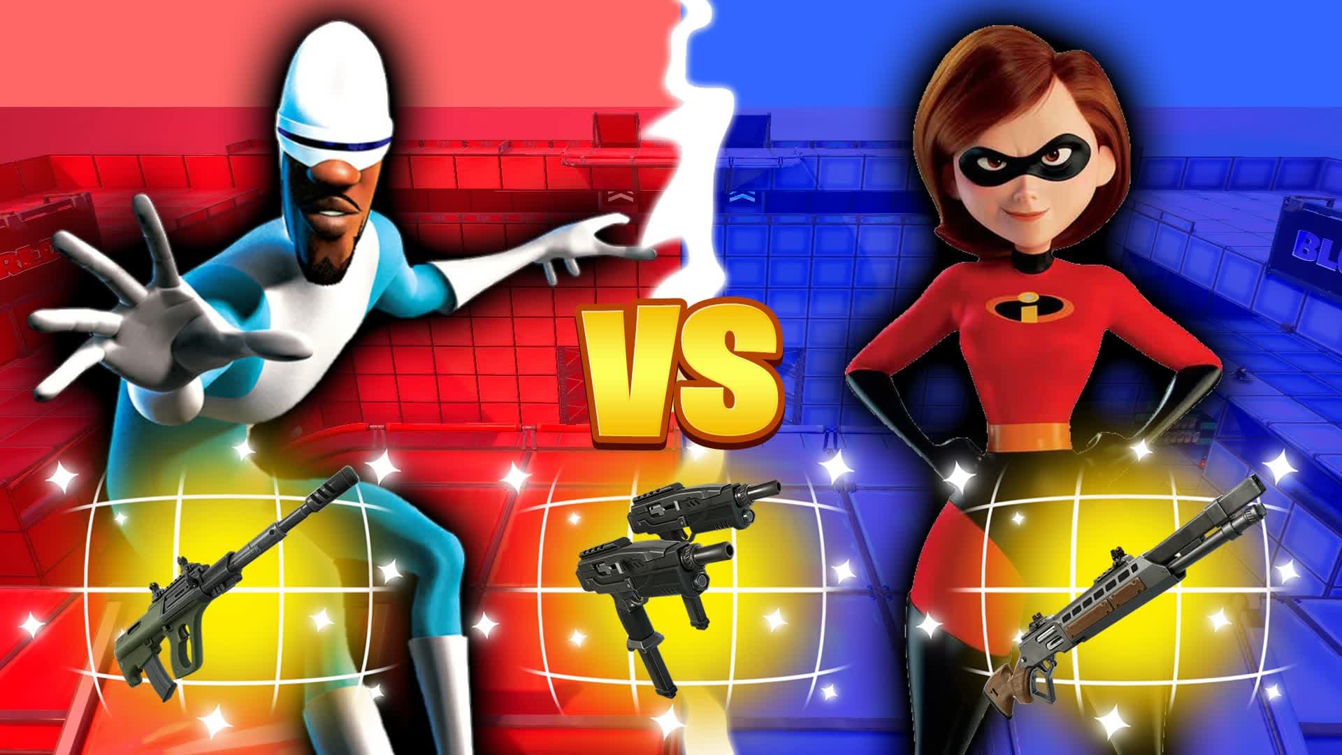 INCREDIBLES RED VS BLUE 🔴🔵