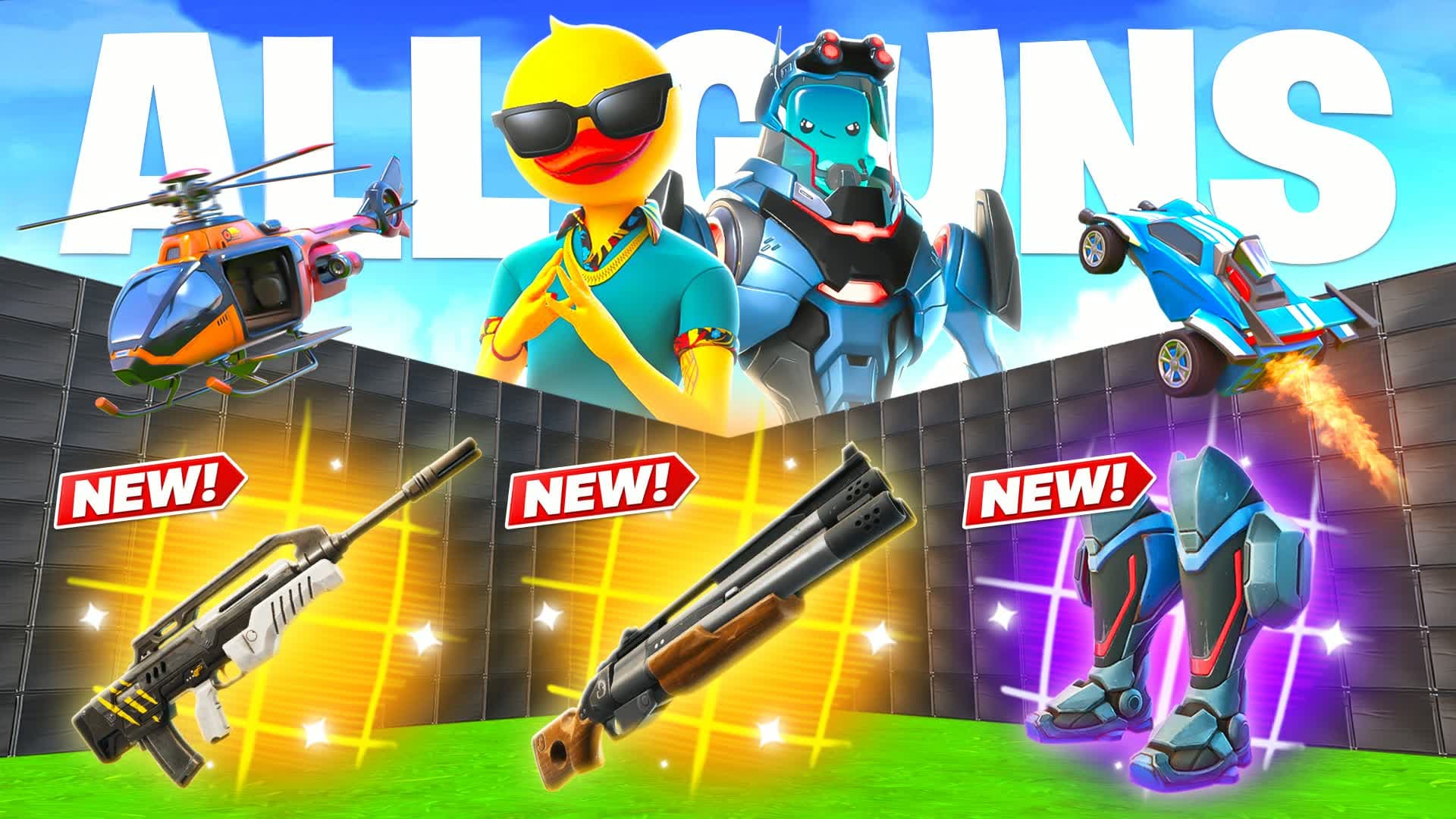 MEGA 1V1 ALL GUNS & VEHICLES