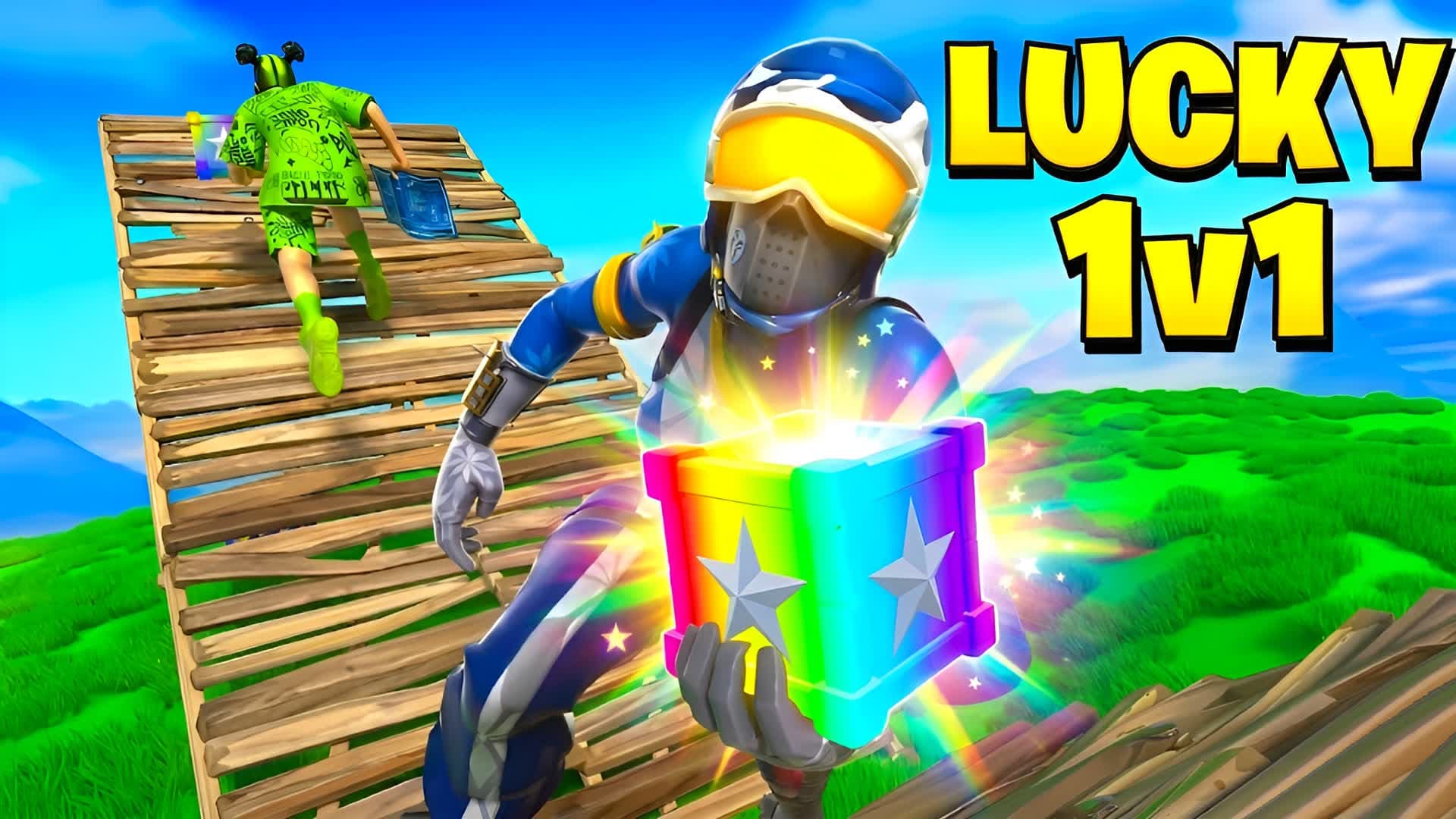 1v1 Lucky Blocks [ Trust Fall ]🍀