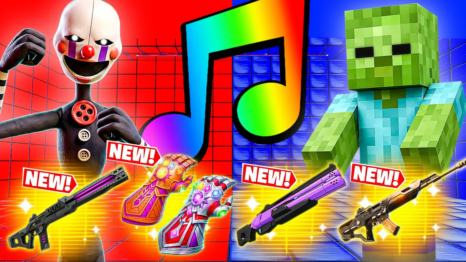 MUSIC RED VS BLUE 🔴🔵 BOSS FIGHT