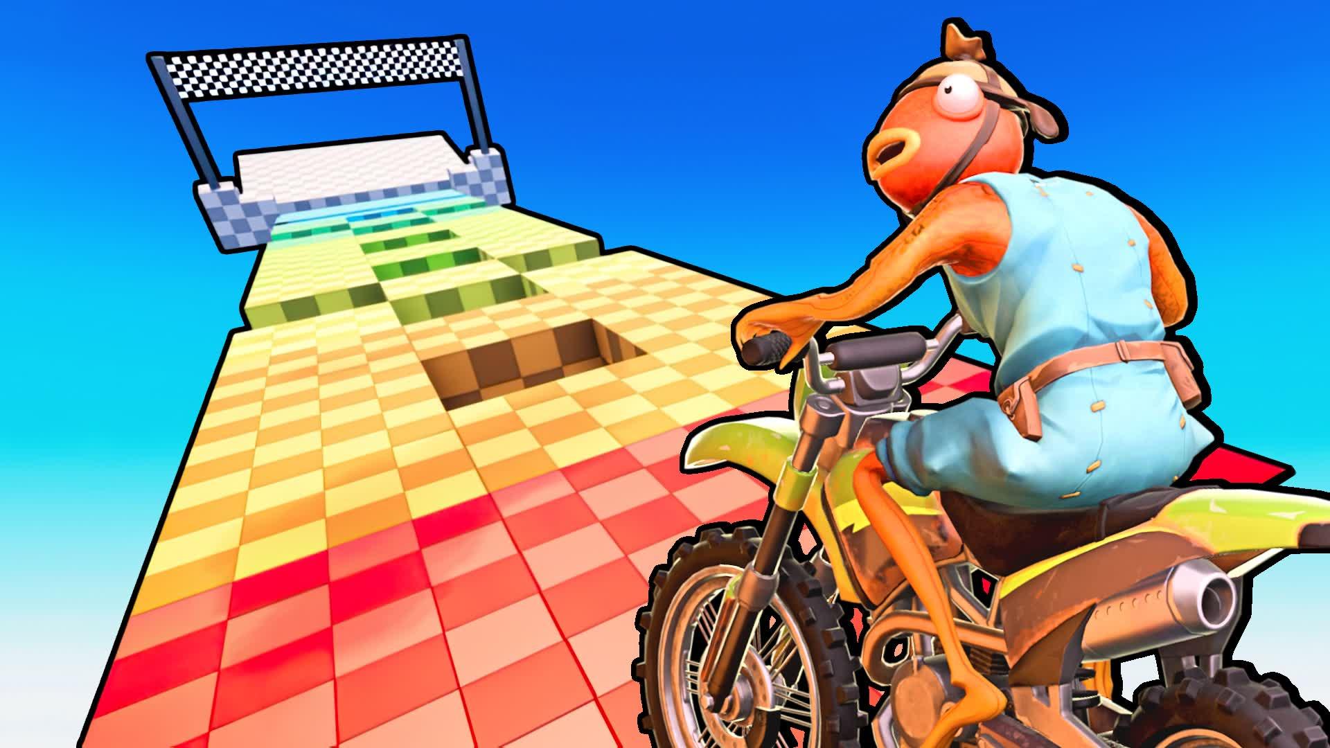 Obby But You're On a Bike