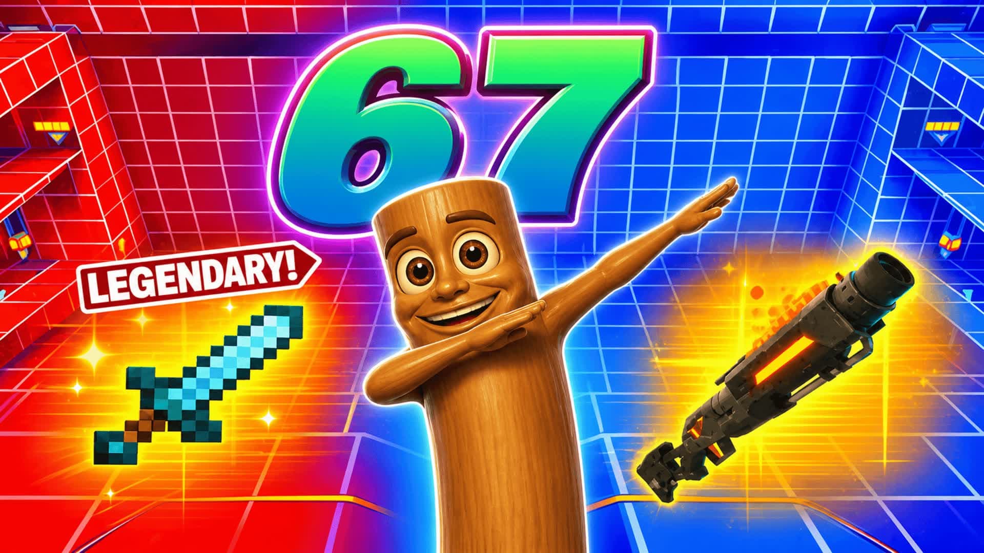 Funny weapons 67 tung sahur ! 🔴Vs🔵