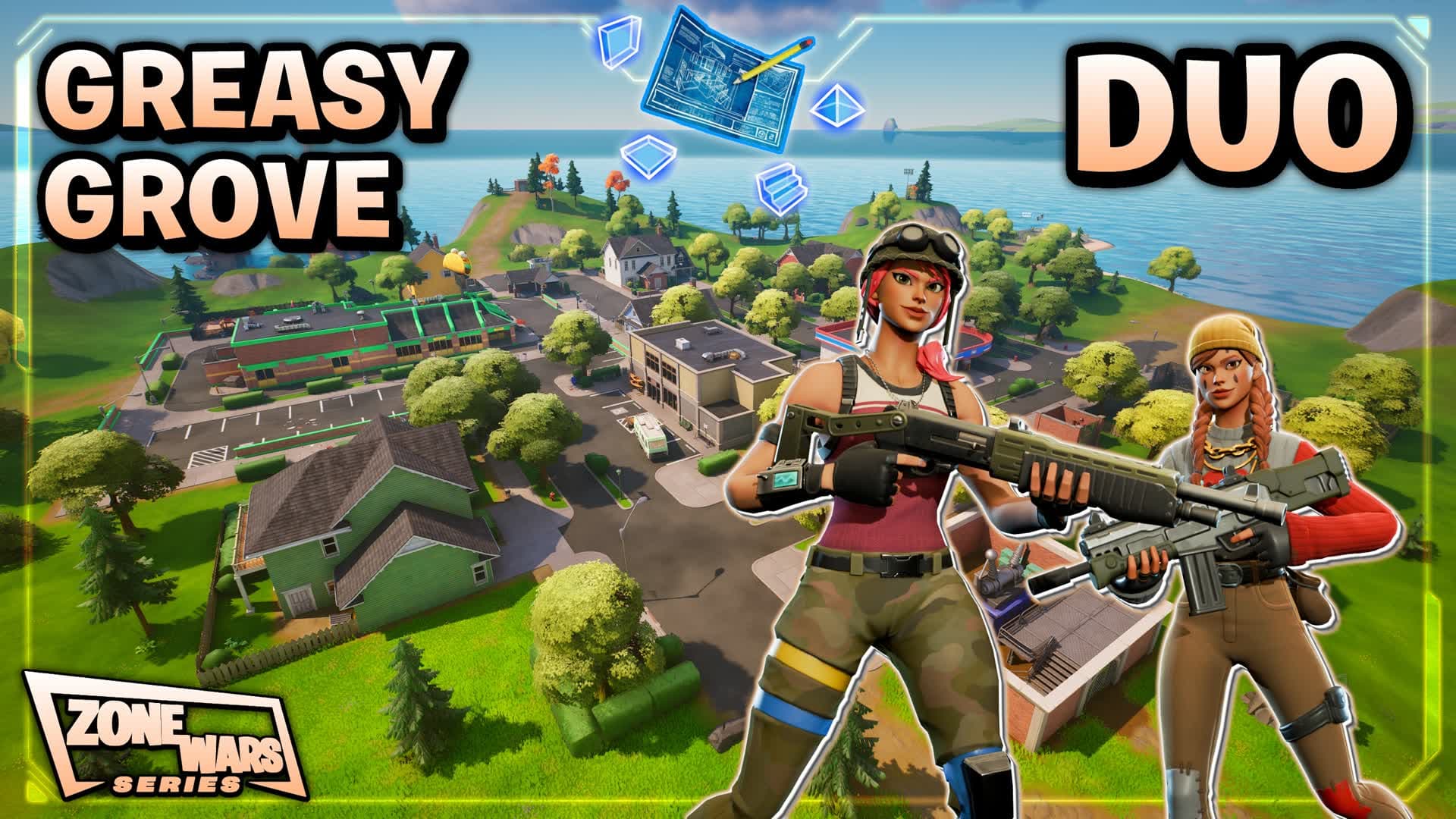 (Duo👥) Greasy Zone Wars [Series]