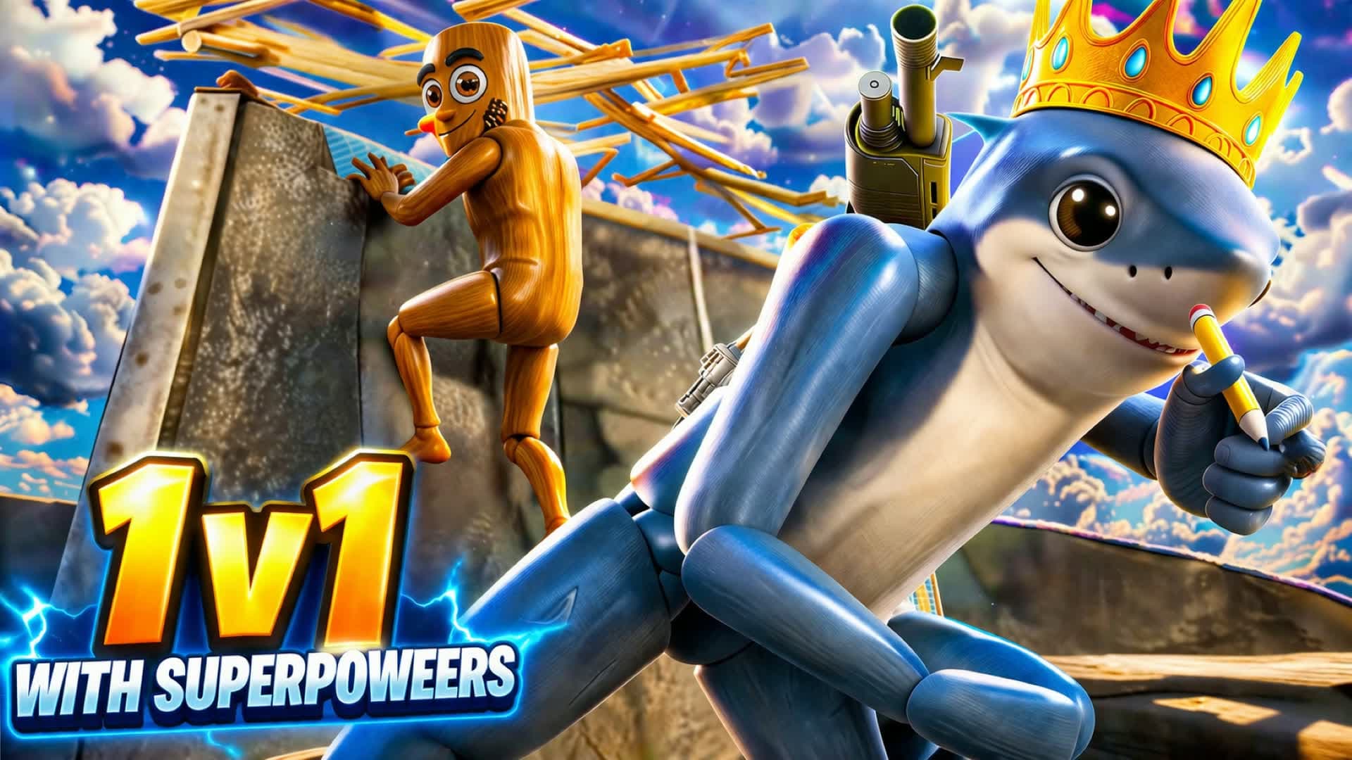 1v1 1v1 With SuperPowers