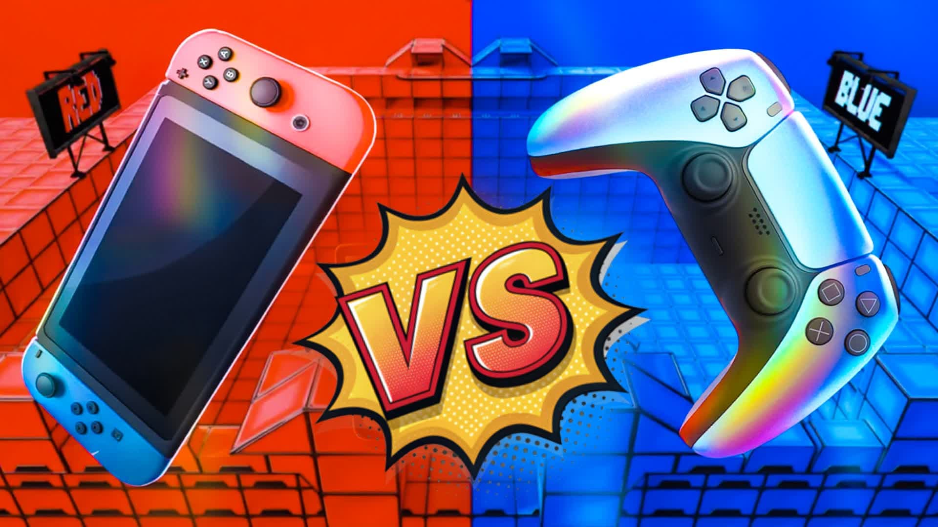 PRO X NOOB🌈RED VS BLUE🔴🔵