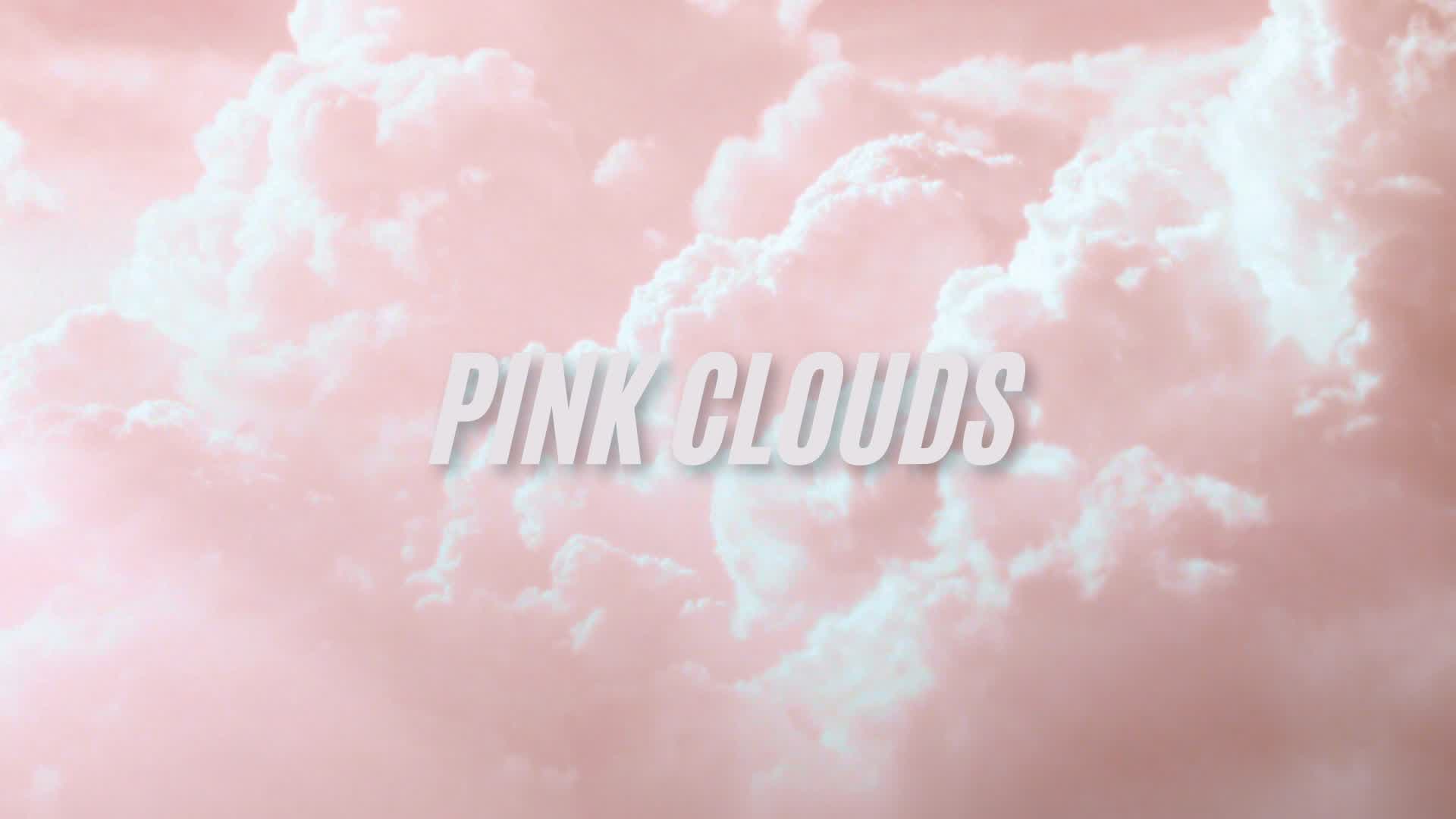 Pink Clouds Background