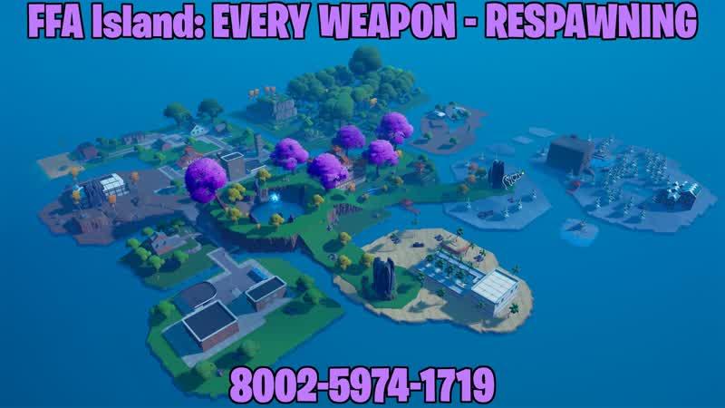 ALL WEAPONS - FFA ISLAND 1