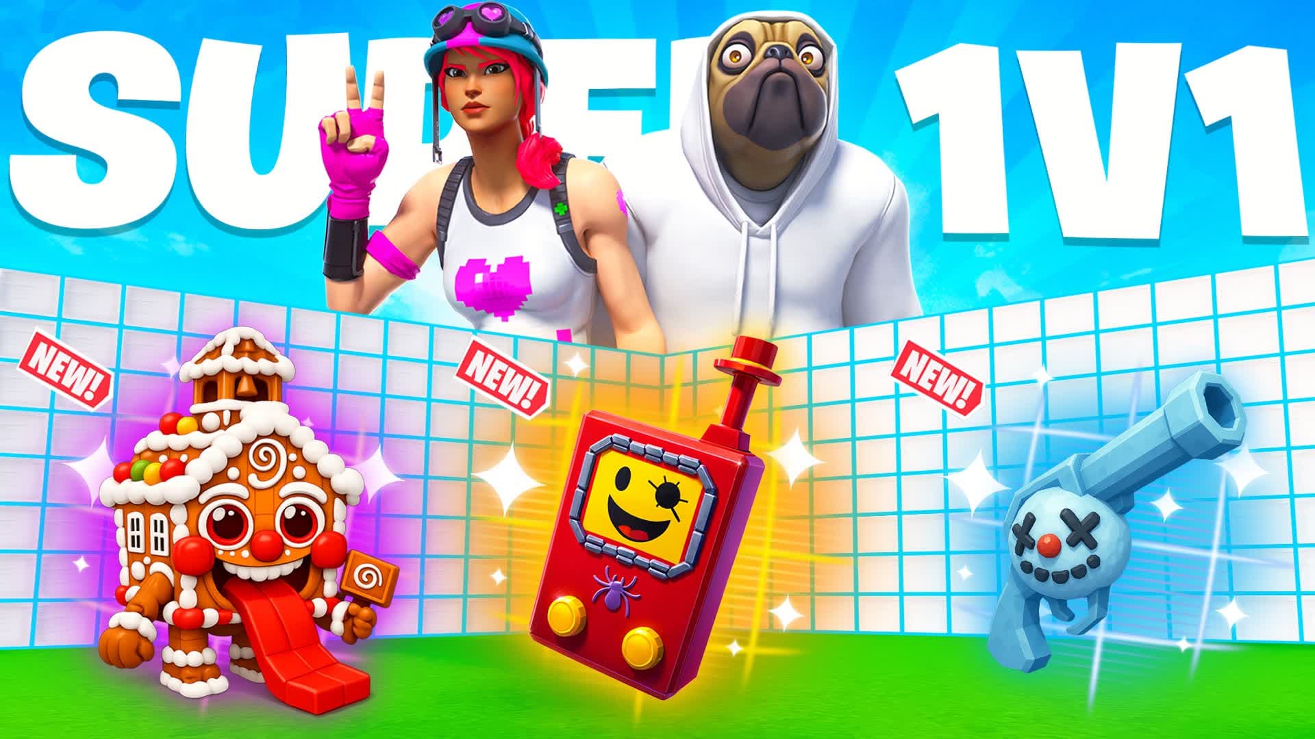 SUPER 1V1 FFA - ALL GUNS & RIDES