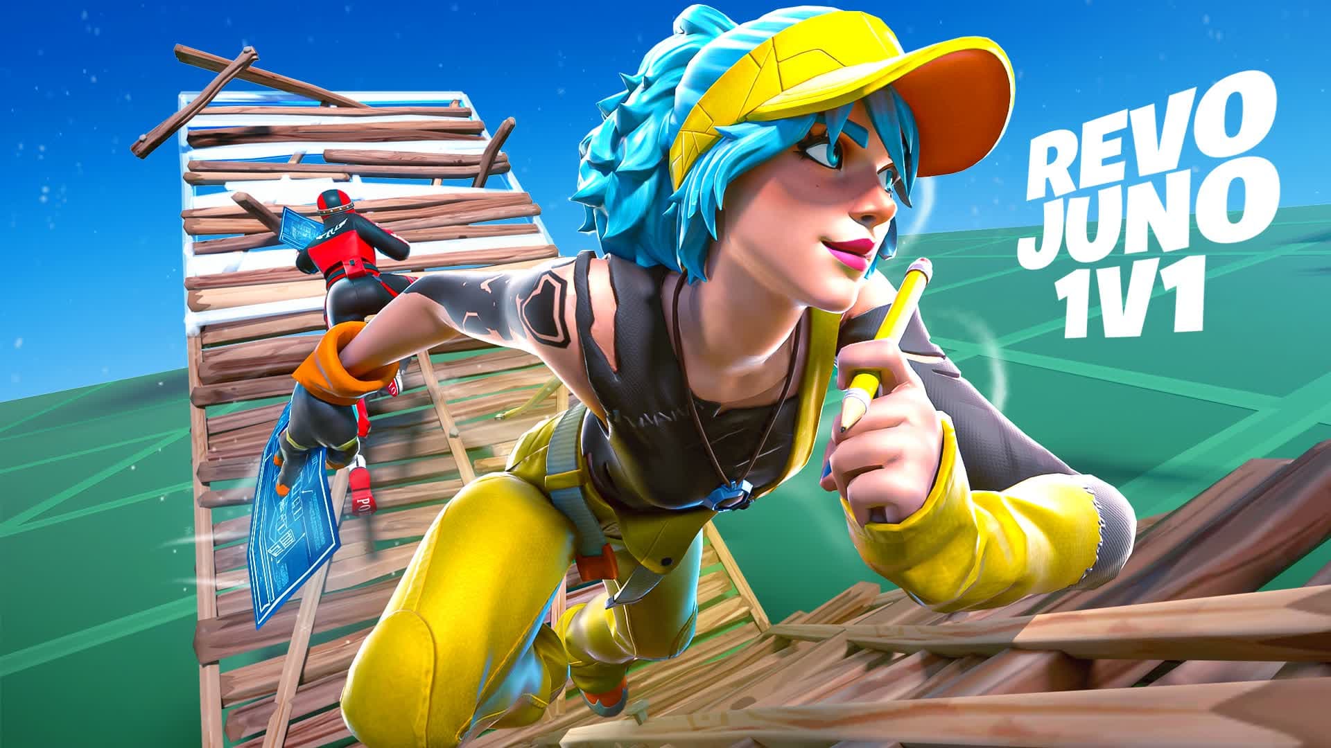 REVO JUNO 1V1 BUILD FIGHT (200 PUMPS)