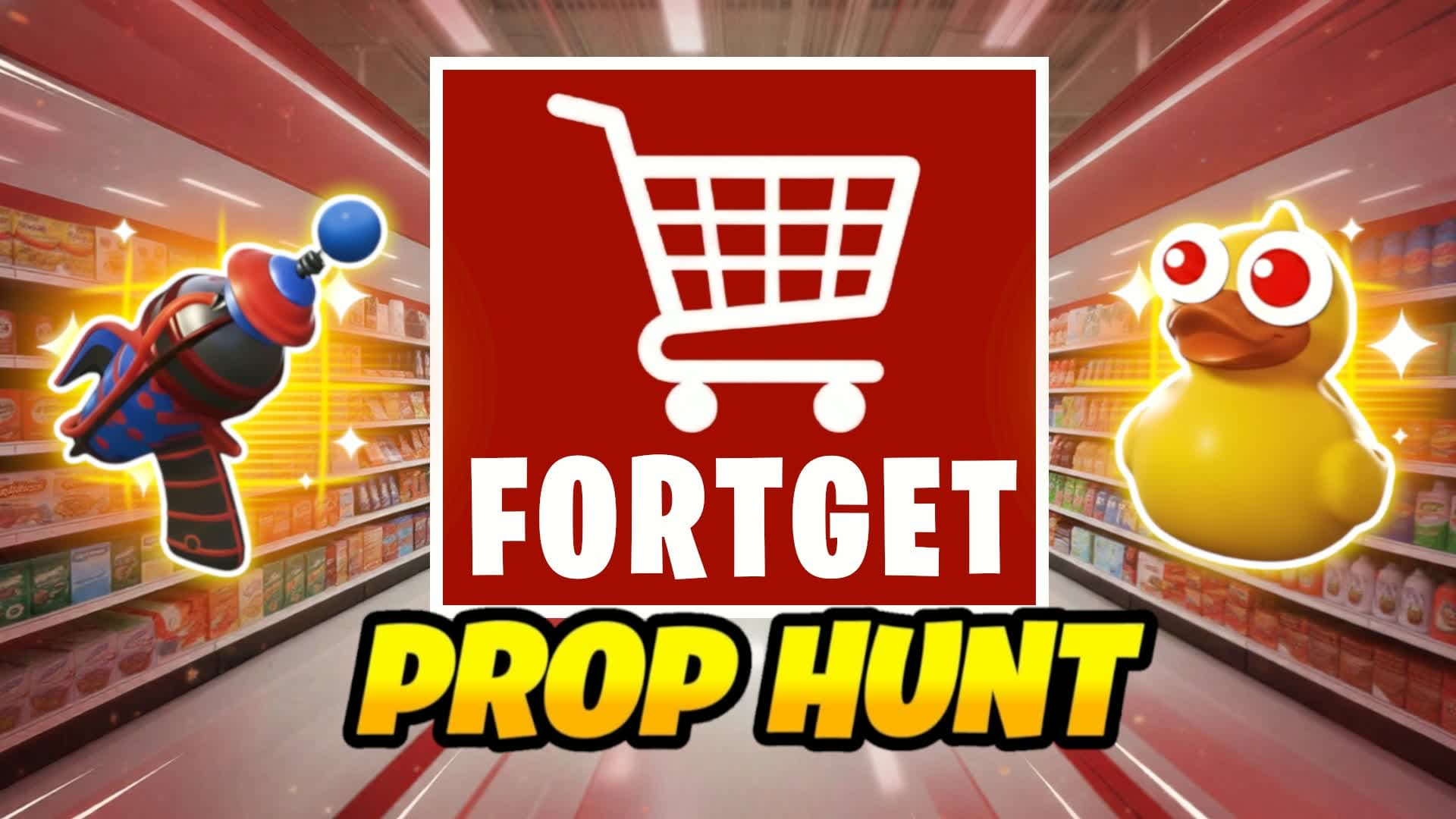 Fortget Supermarket 🛒 Prop Hunt - Mall
