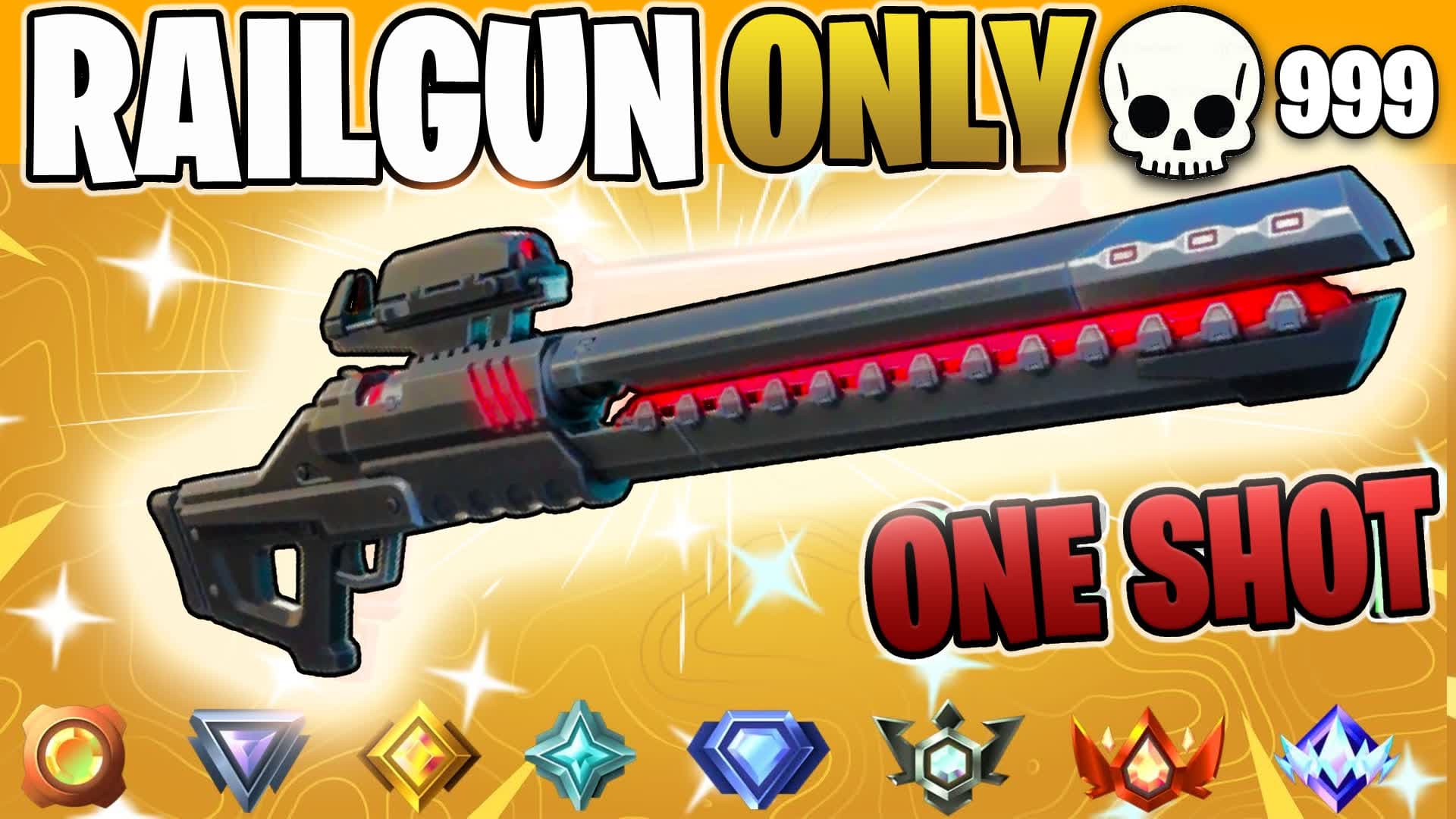 RAILGUN ONLY 🎯 TILTED TOWERS ONE SHOT