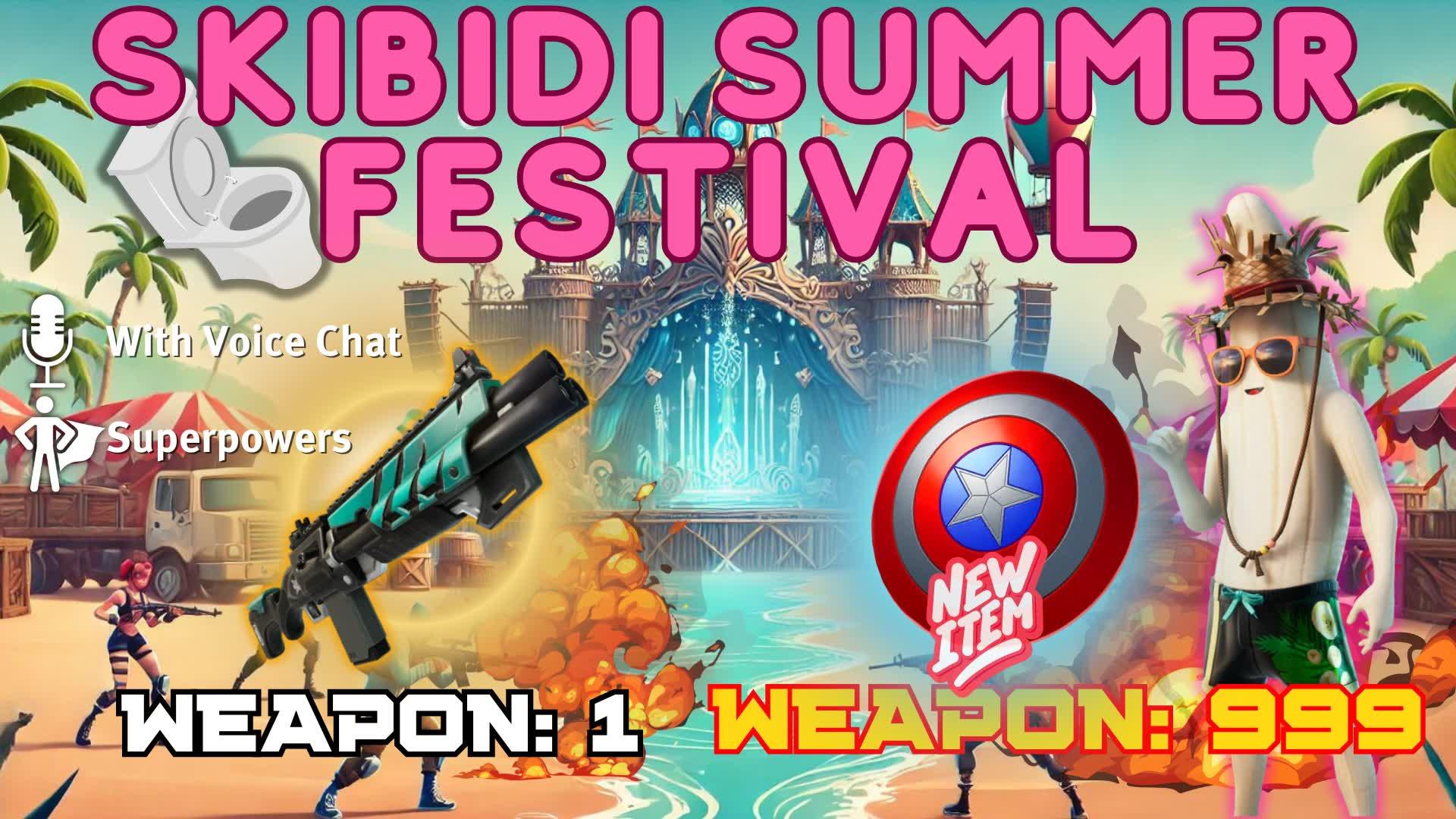 Skibidi Summer Festival Gun Game