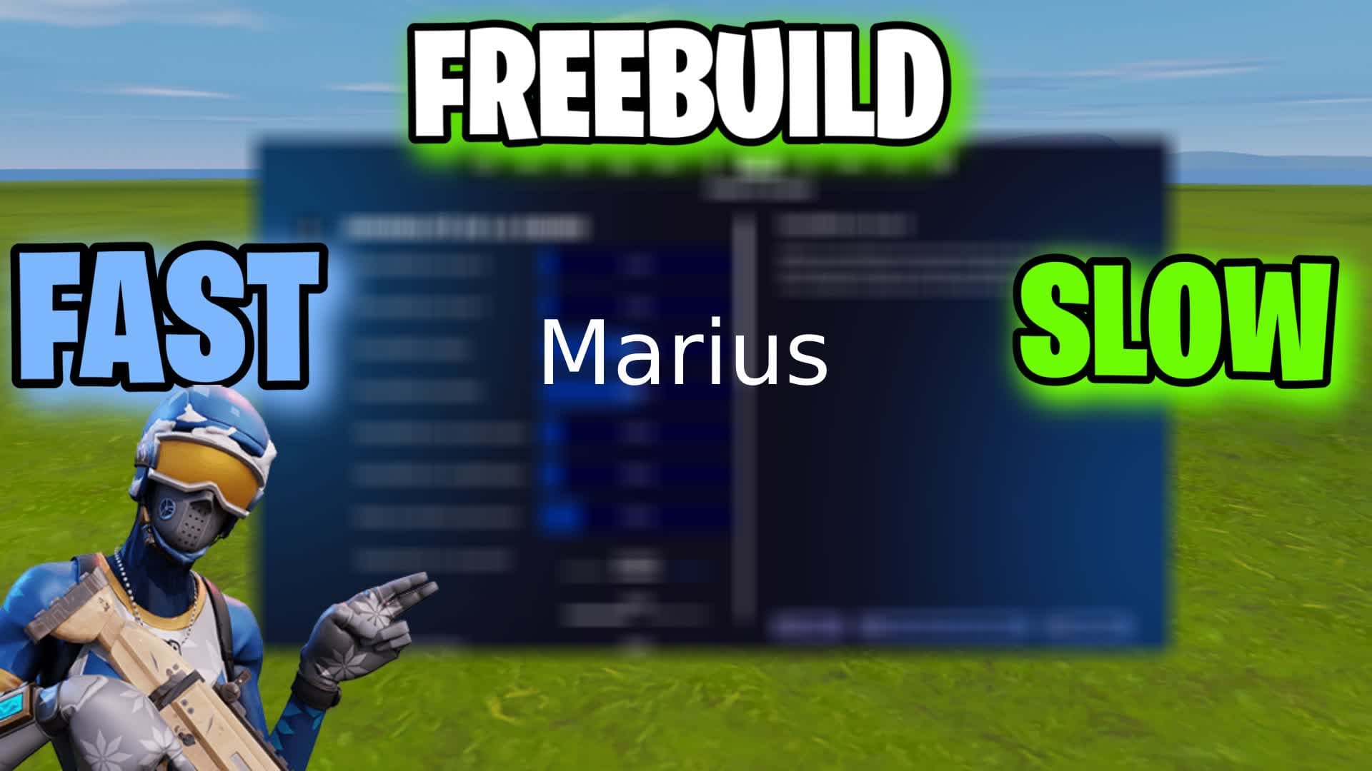 MARIUS SETTINGS FREEBUILD (SLOW,FAST)