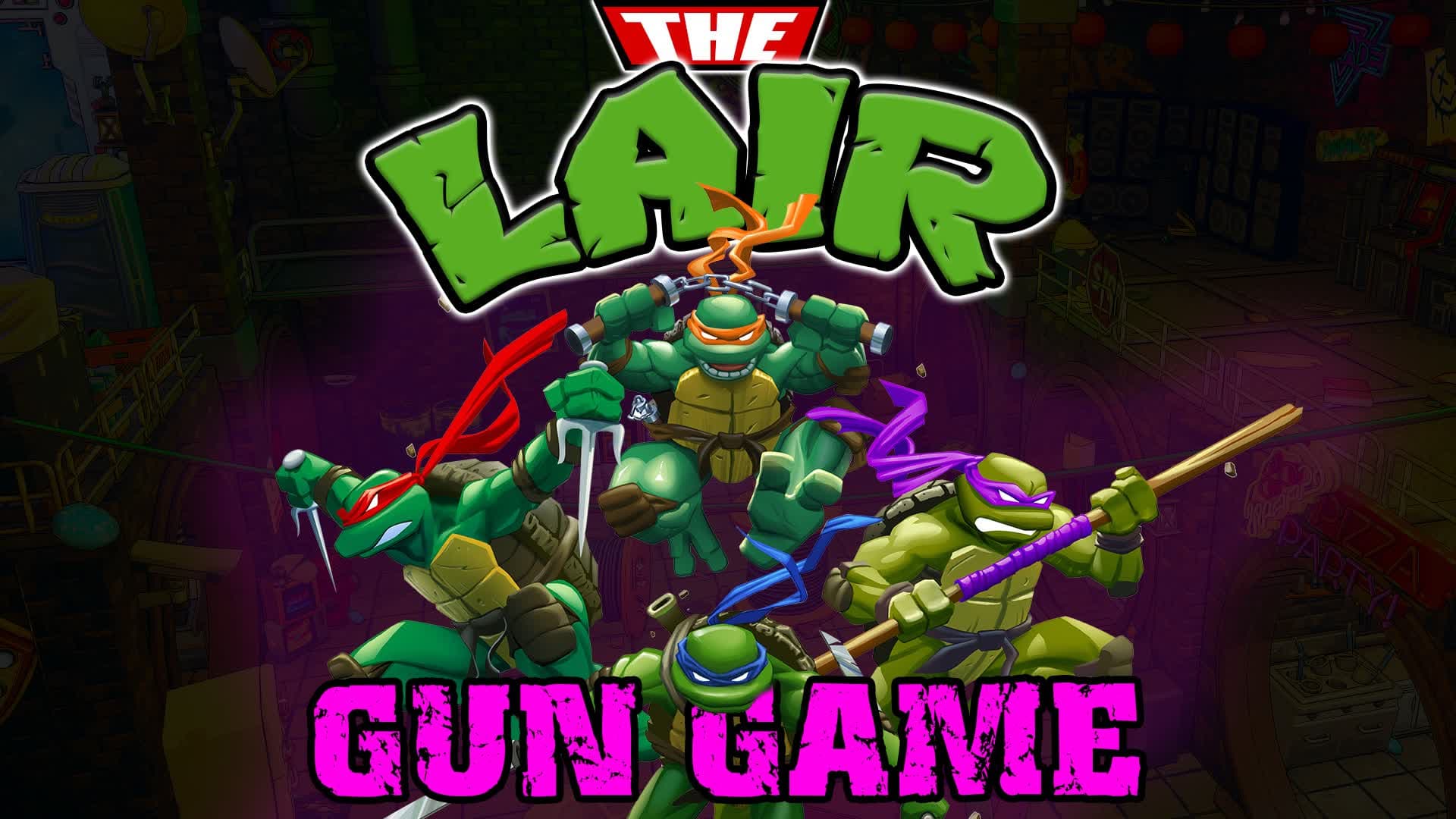 🐢  TMNT The Lair: Gun Game Ninja FFA 🐢