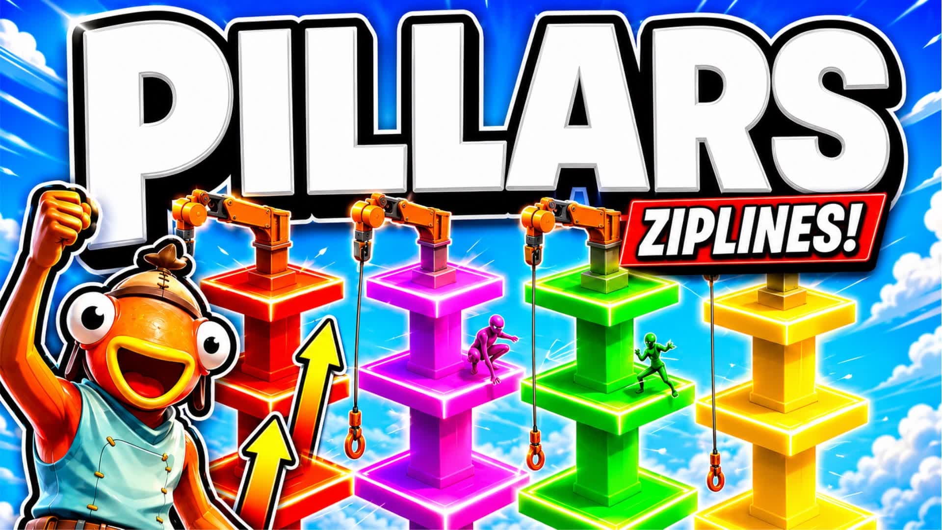 Mega Level Pillars - Crazy Lava Pillers