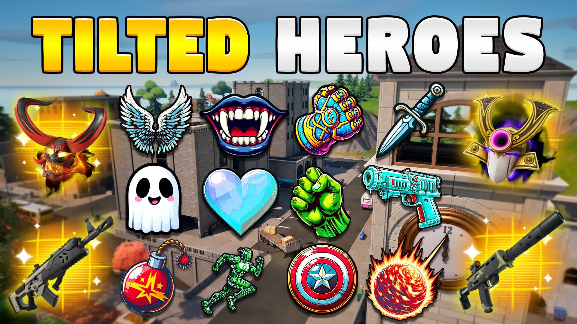 🦸 ALL HEROES TILTED ZONE WARS ⭐