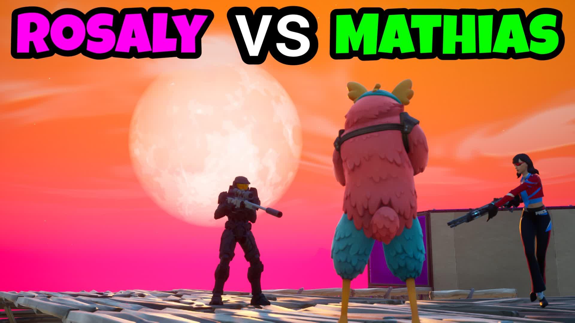 ROSALY VS MATHIAS | Red vs Blue