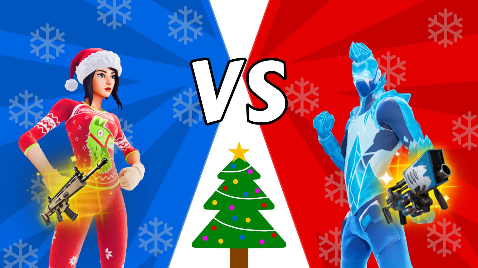 Winter Red VS Blue [Zero Build]