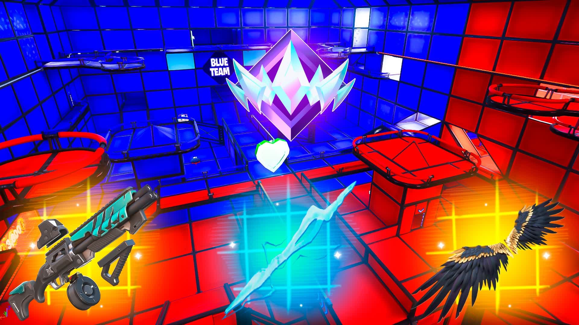 🥵FUNNY RED VS BLUE🔵 (RANK SYSTEM)