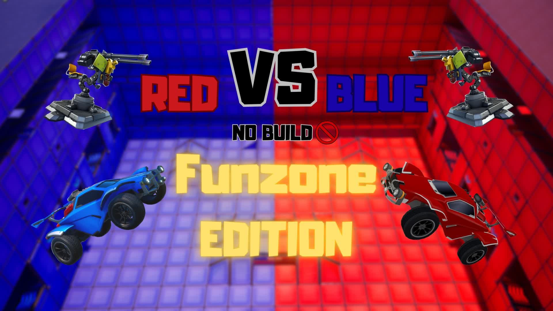 RED VS BLUE NO BUILD FUNZONE EDITION