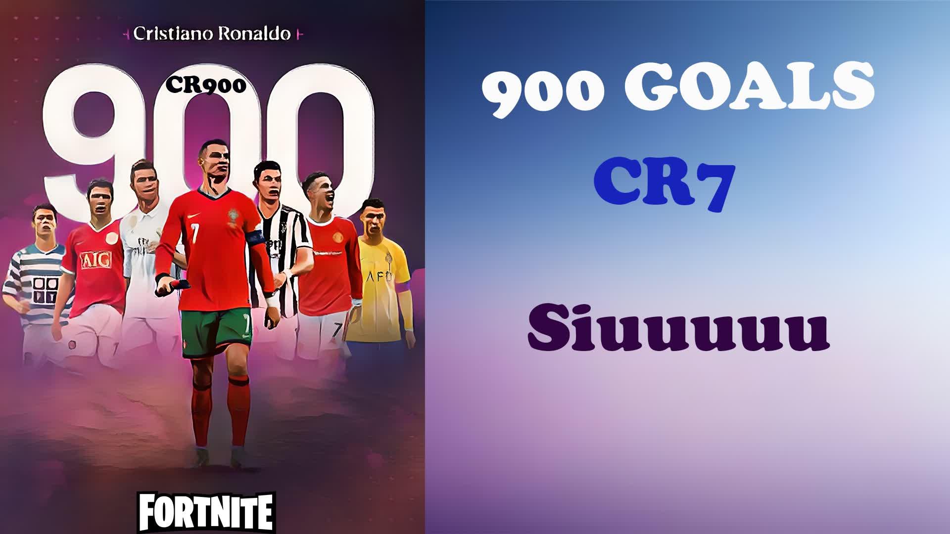 900 GOALS CRISTIANO RONALDO- CR7 - CR900