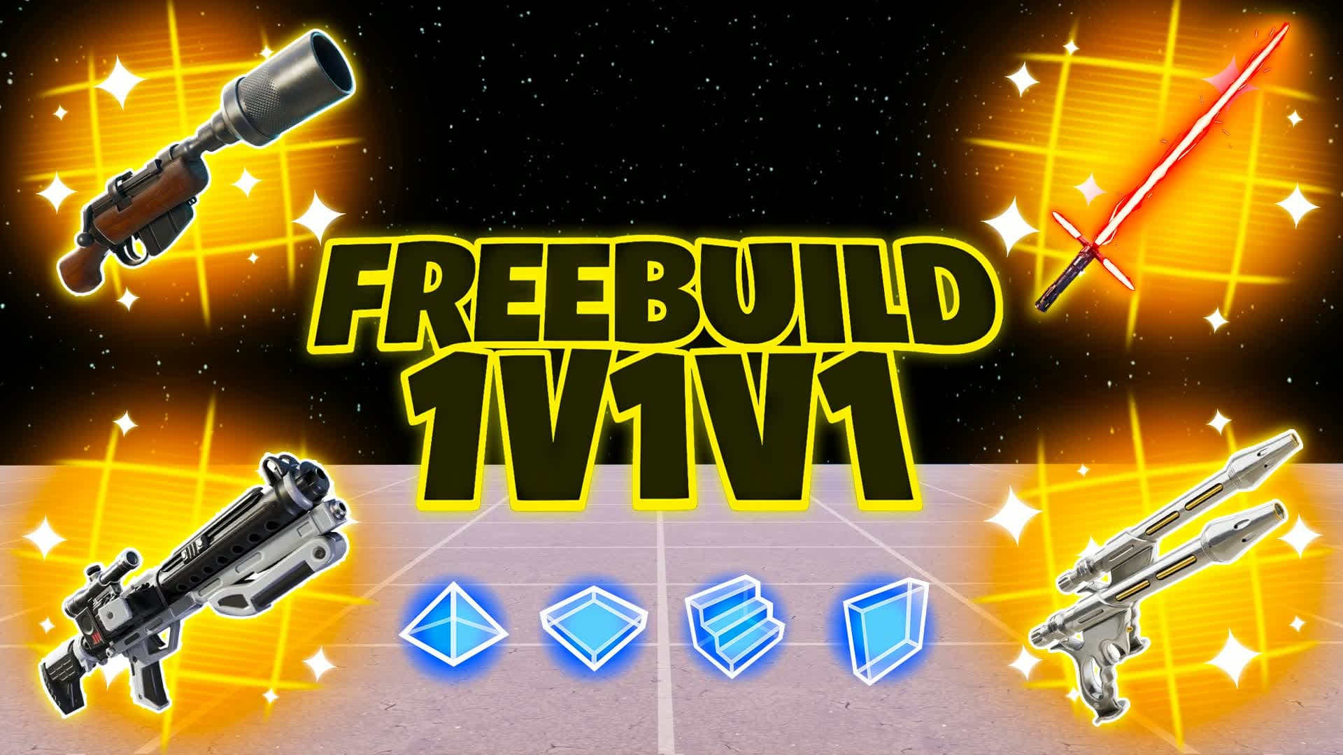 1V1V1 STAR WARS FREE BUILD
