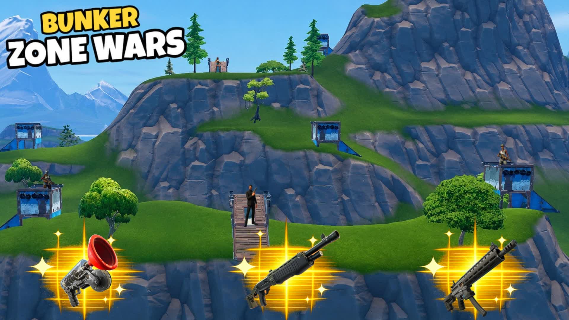 BUNKER ZONE WARS ZERO BUILD 🏆