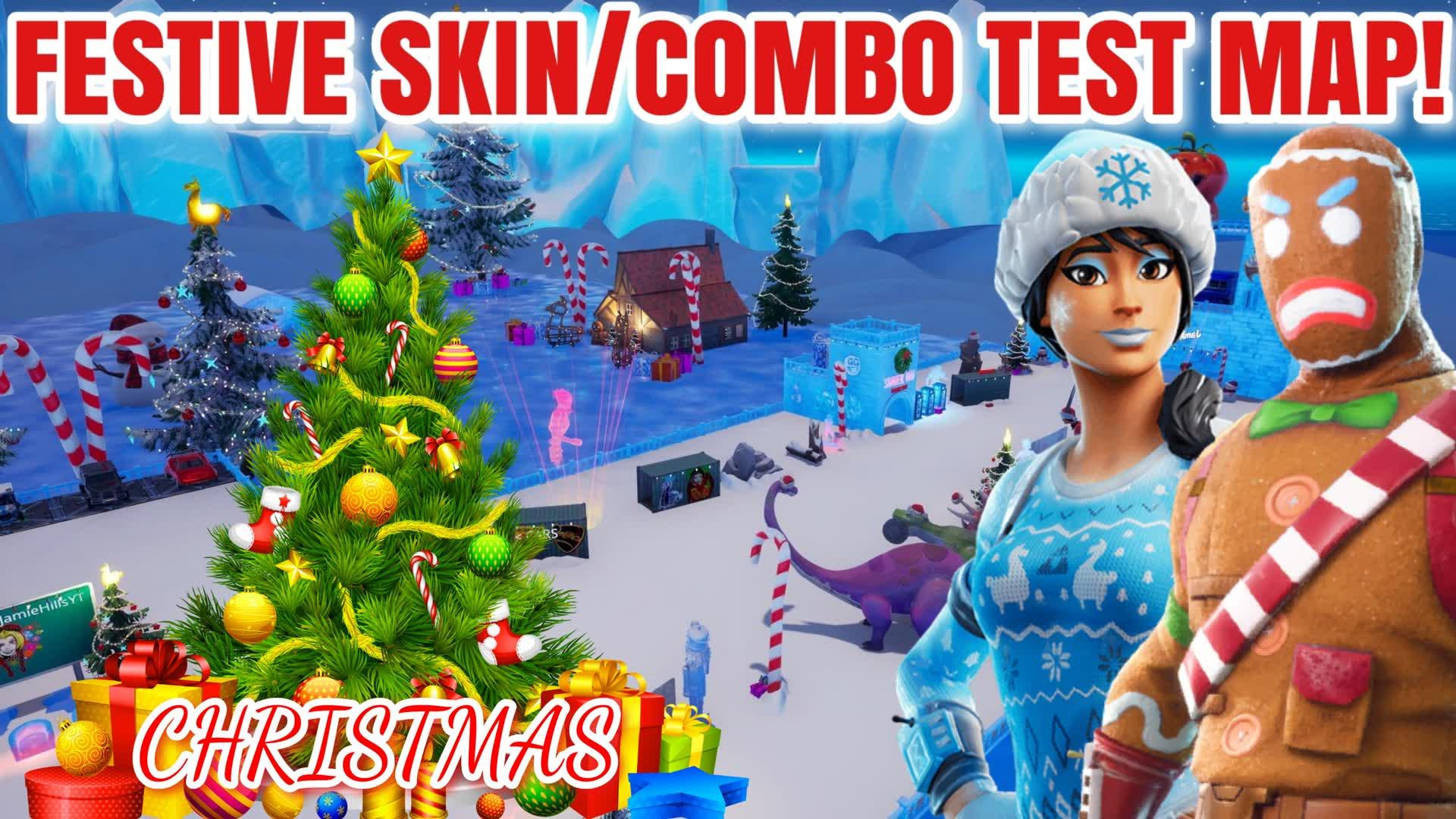 CHRISTMAS SKIN/COMBO TEST MAP!