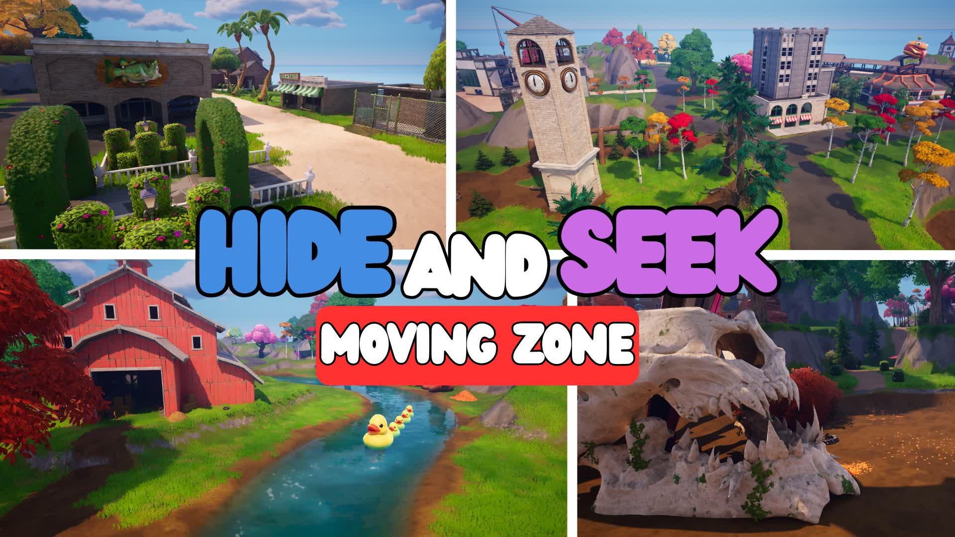 🔎Hide and Seek (Moving zone)🔎