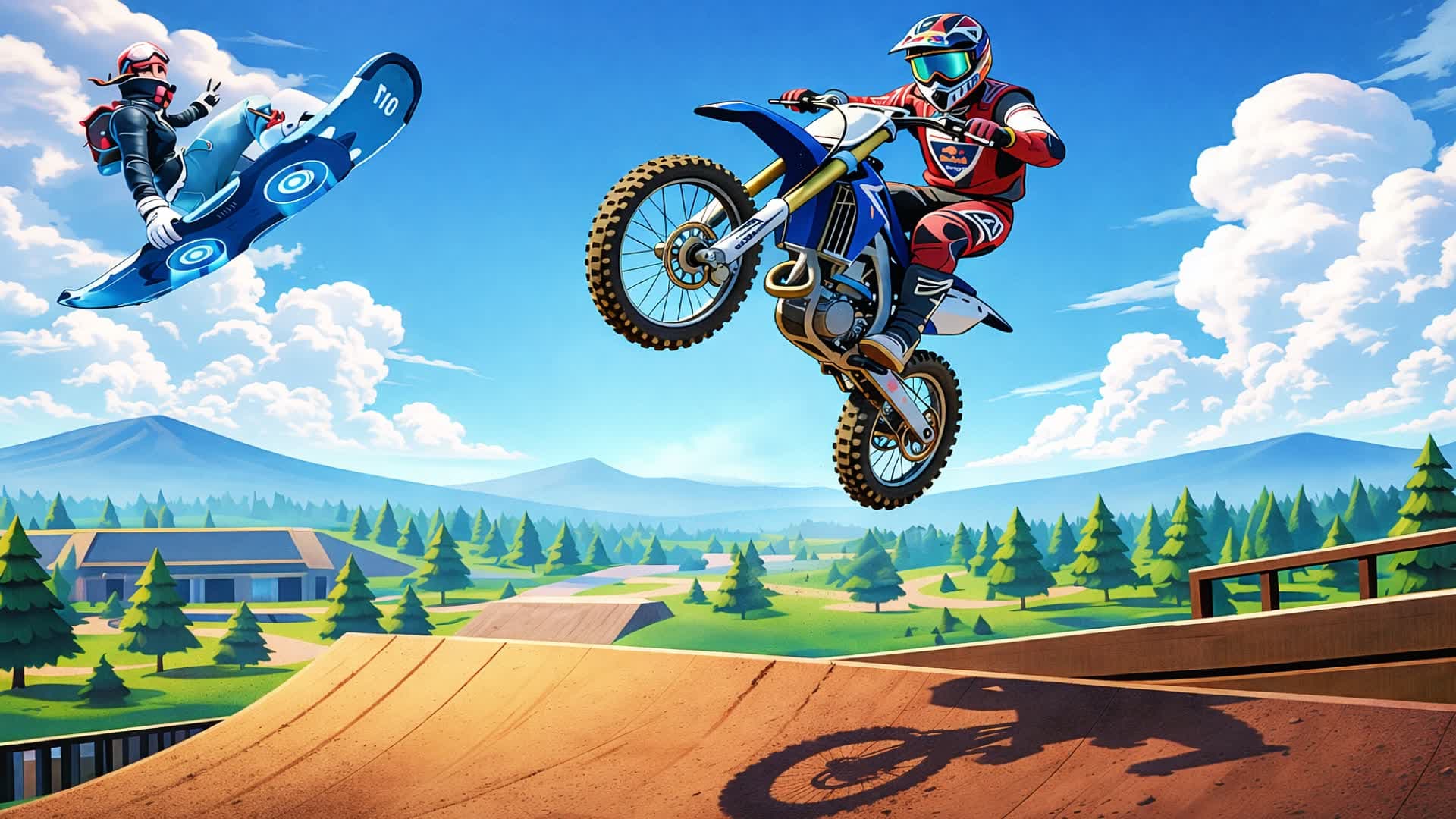DIRT BIKE BIG AIR MOTO X DRIVE🏍️