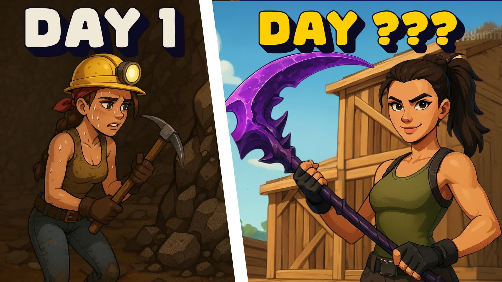 MINI SURVIVAL MODE PVP 🏔️