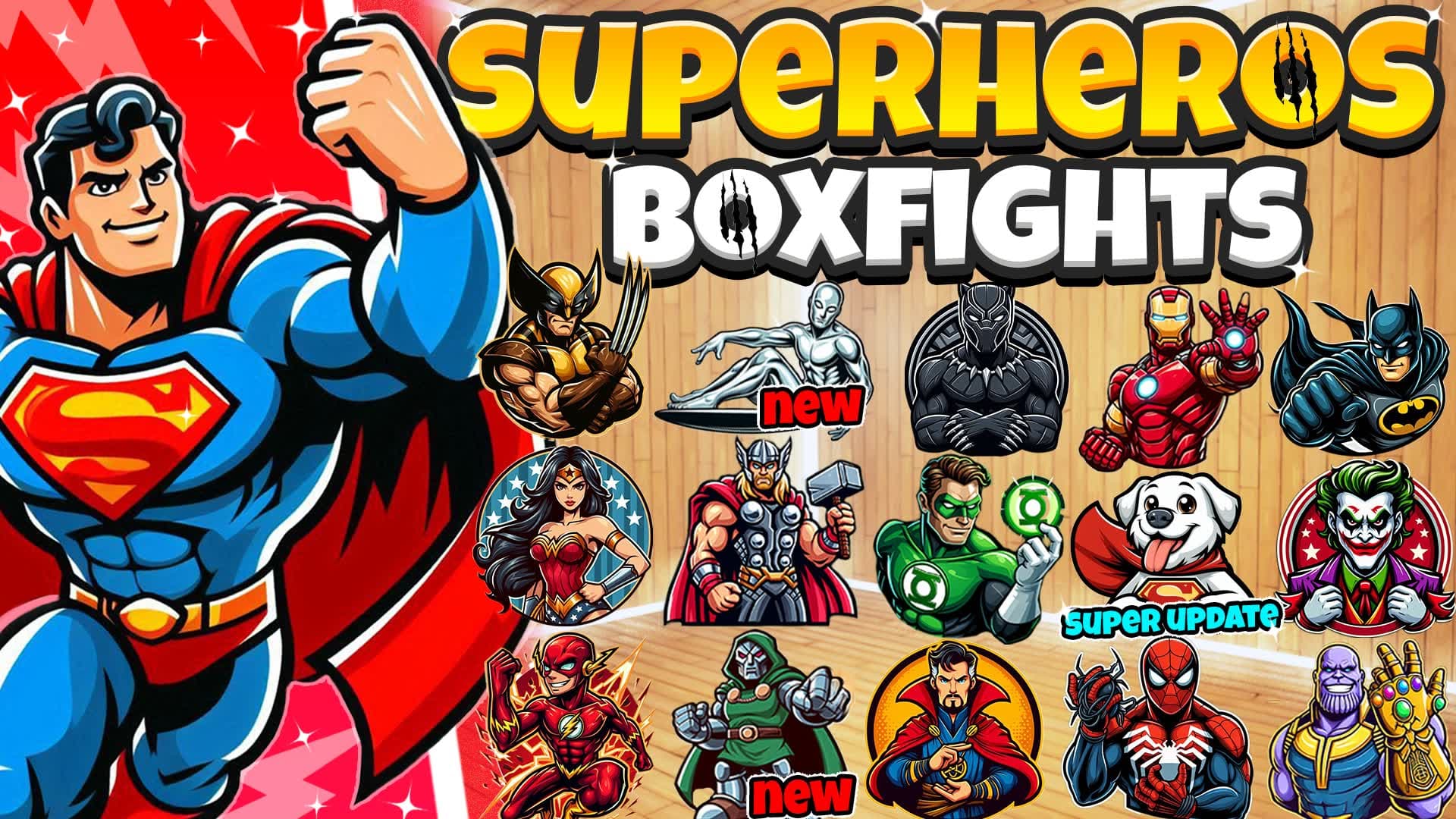 SUPERHEROS BOXFIGHTS📦⭐