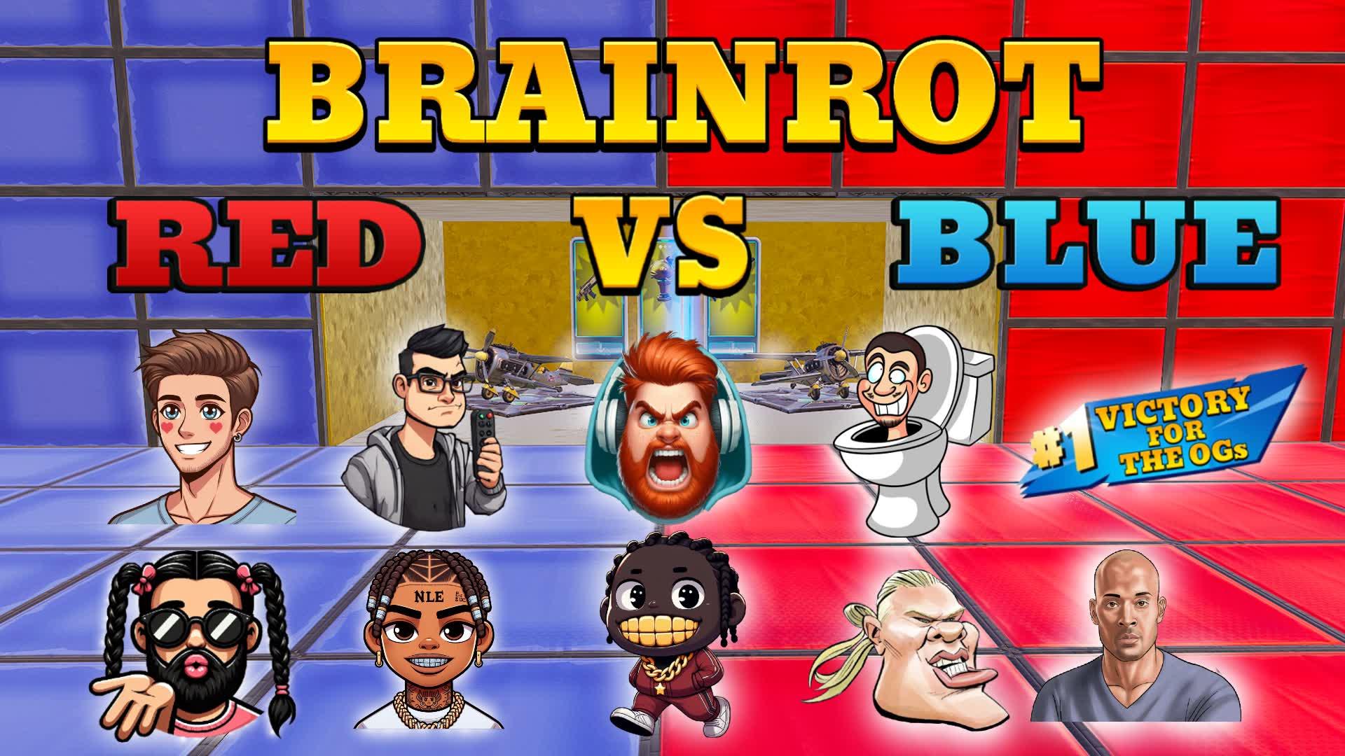 🧠BRAINROT RED VS BLUE