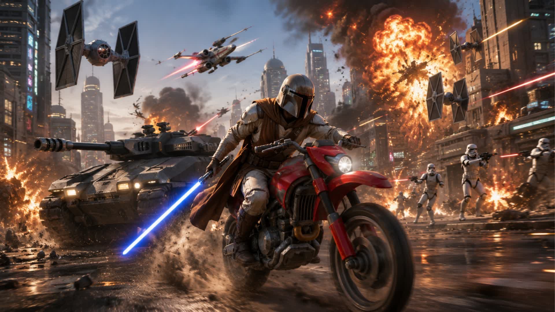 STAR WARS CITY DRIVE 🌆 OPEN WORLD