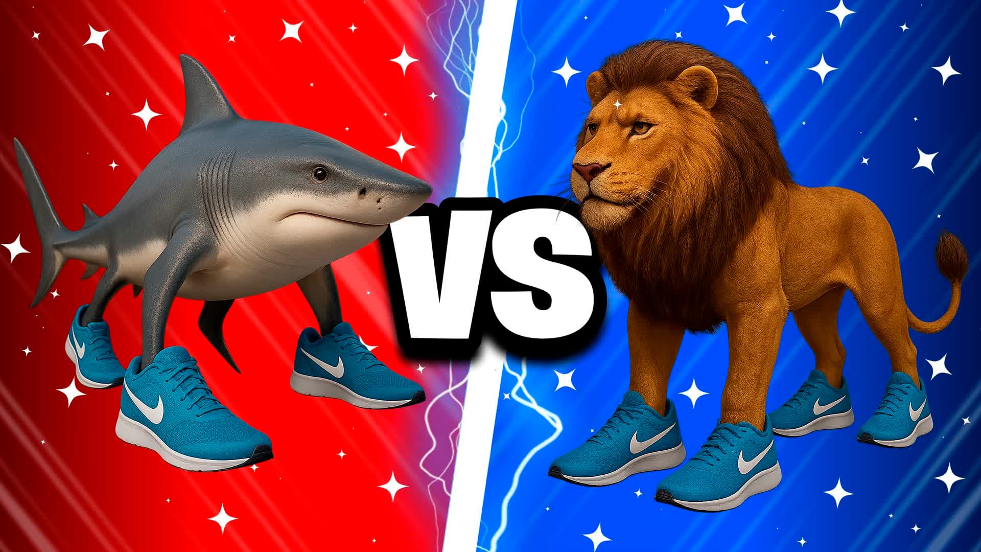 SHARK VS LION